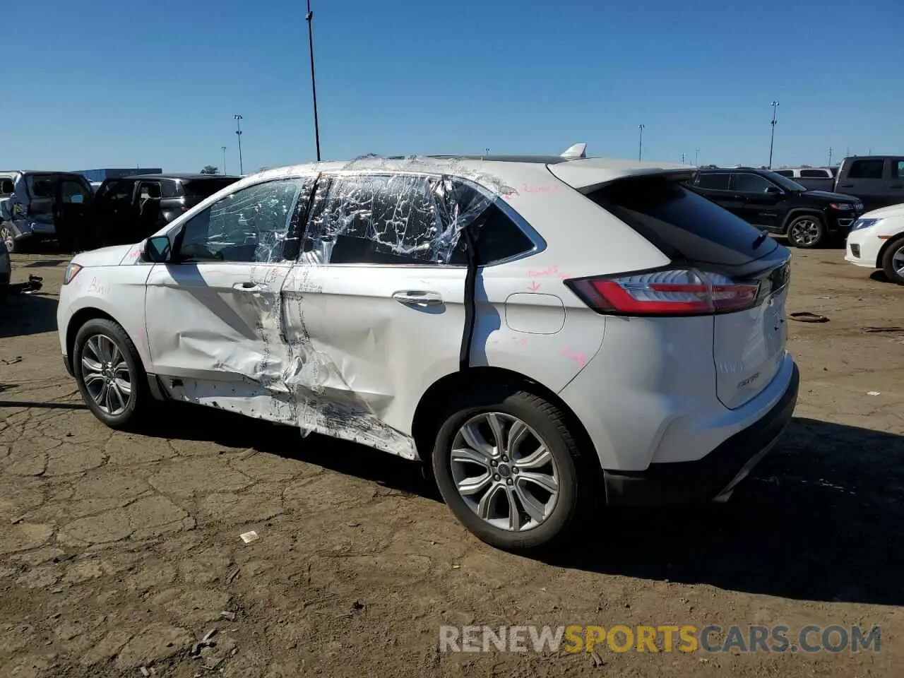 2 fotografías del automóvil dañado 2FMPK4K97KBC75986 FORD EDGE 2019