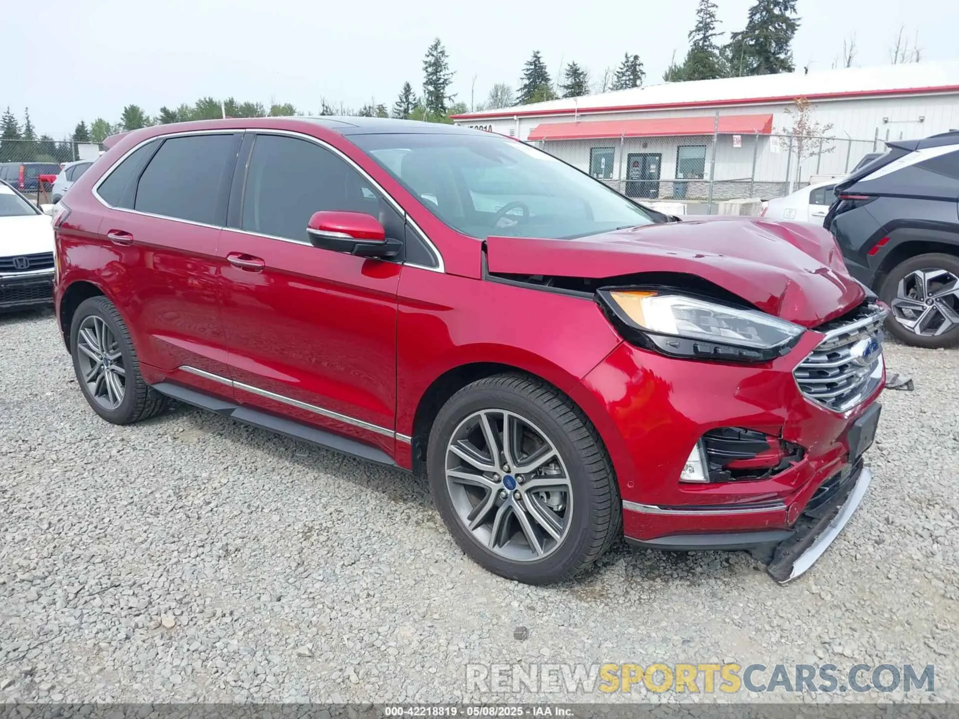 1 fotografías del automóvil dañado 2FMPK4K99KBB47037 FORD EDGE 2019