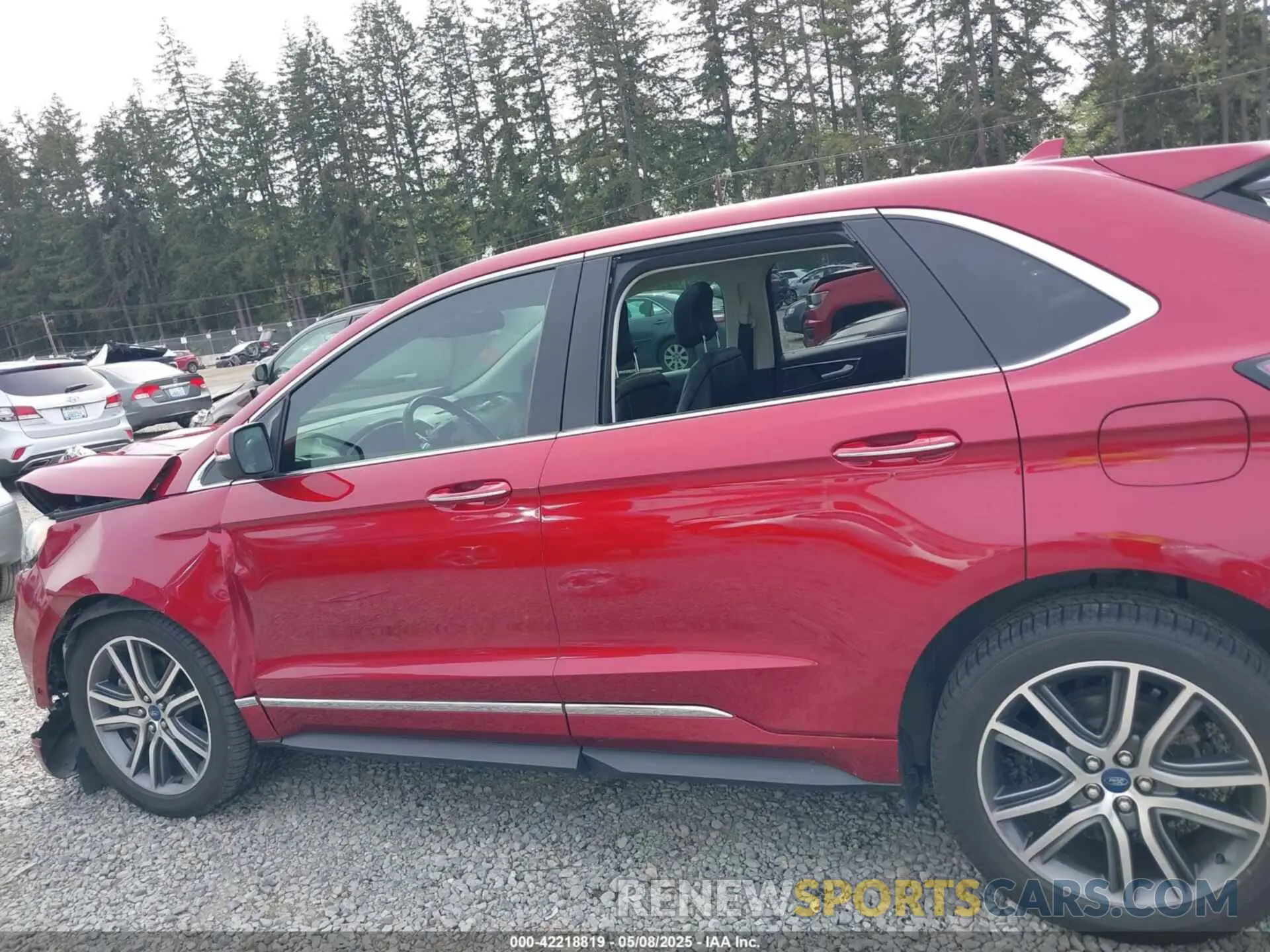 14 fotografías del automóvil dañado 2FMPK4K99KBB47037 FORD EDGE 2019