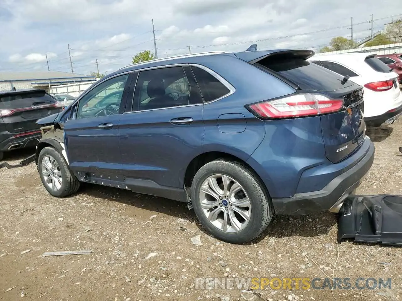 2 fotografías del automóvil dañado 2FMPK4K99KBC11058 FORD EDGE 2019