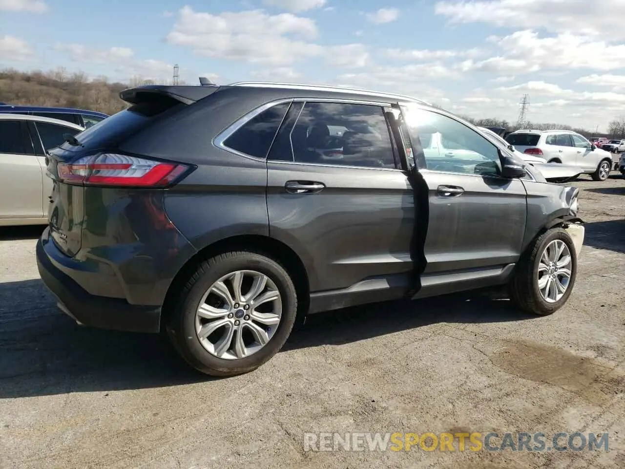 3 fotografías del automóvil dañado 2FMPK4K99KBC37627 FORD EDGE 2019