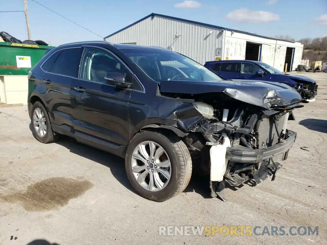 4 fotografías del automóvil dañado 2FMPK4K99KBC37627 FORD EDGE 2019