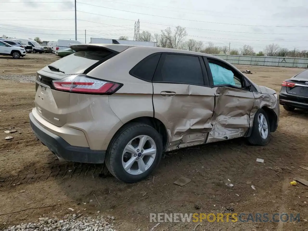 3 fotografías del automóvil dañado 2FMPK3G91LBA92684 FORD EDGE 2020