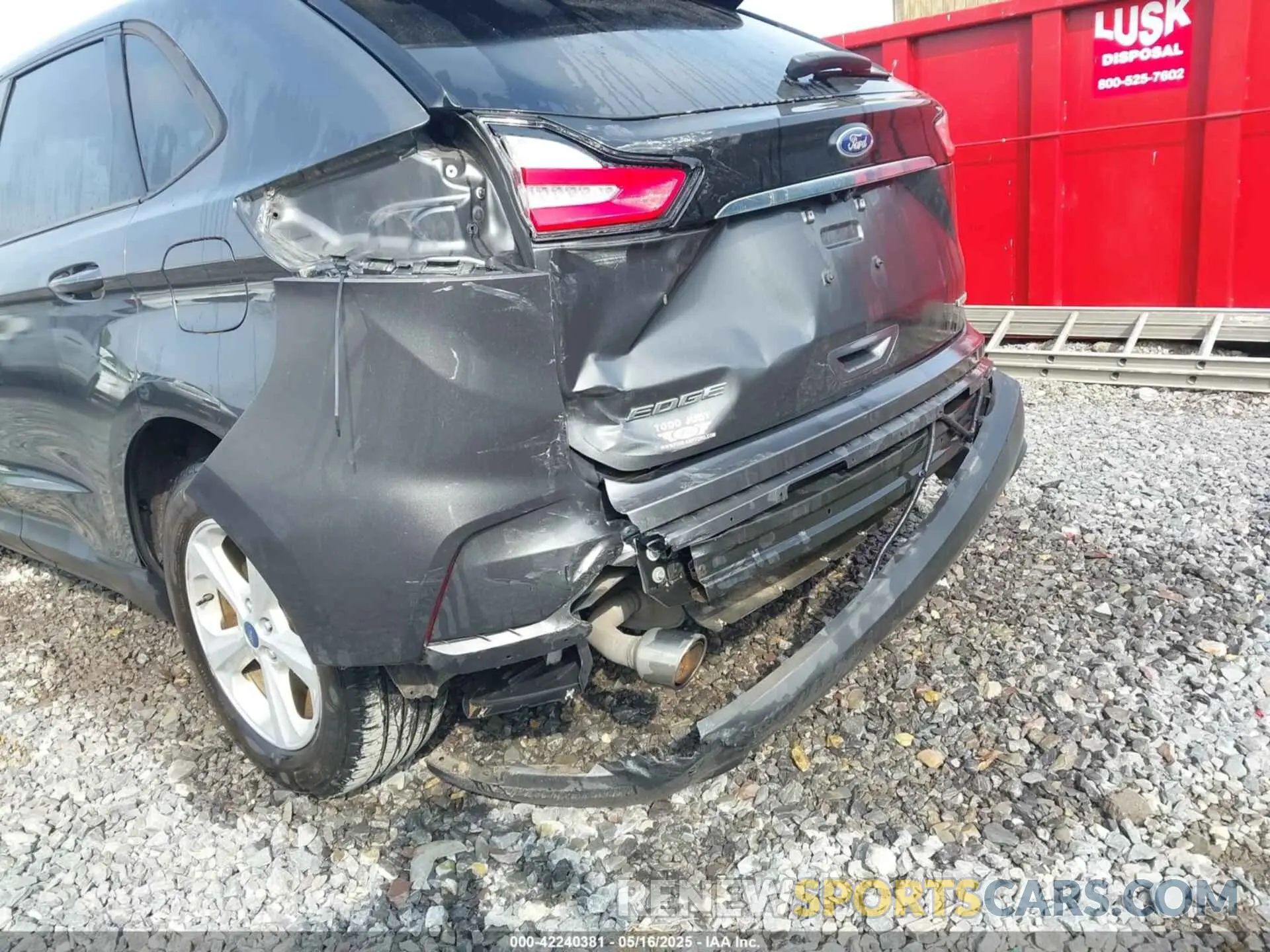 6 fotografías del automóvil dañado 2FMPK3G97LBA25233 FORD EDGE 2020