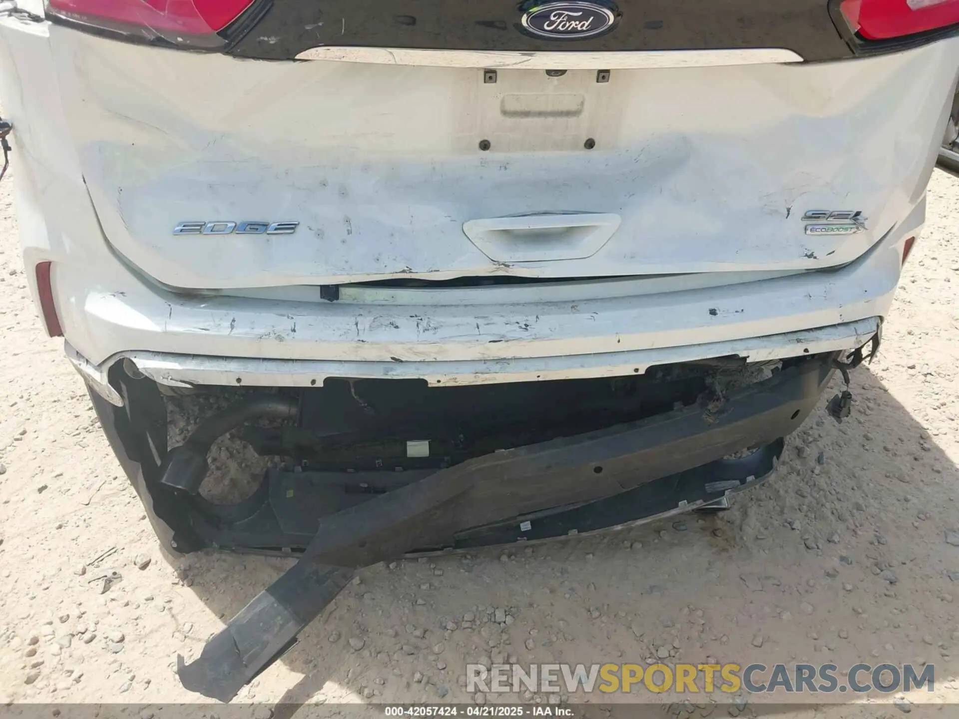 6 fotografías del automóvil dañado 2FMPK3J90LBA23025 FORD EDGE 2020