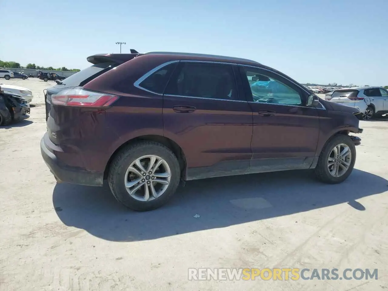 3 fotografías del automóvil dañado 2FMPK3J91LBA33241 FORD EDGE 2020