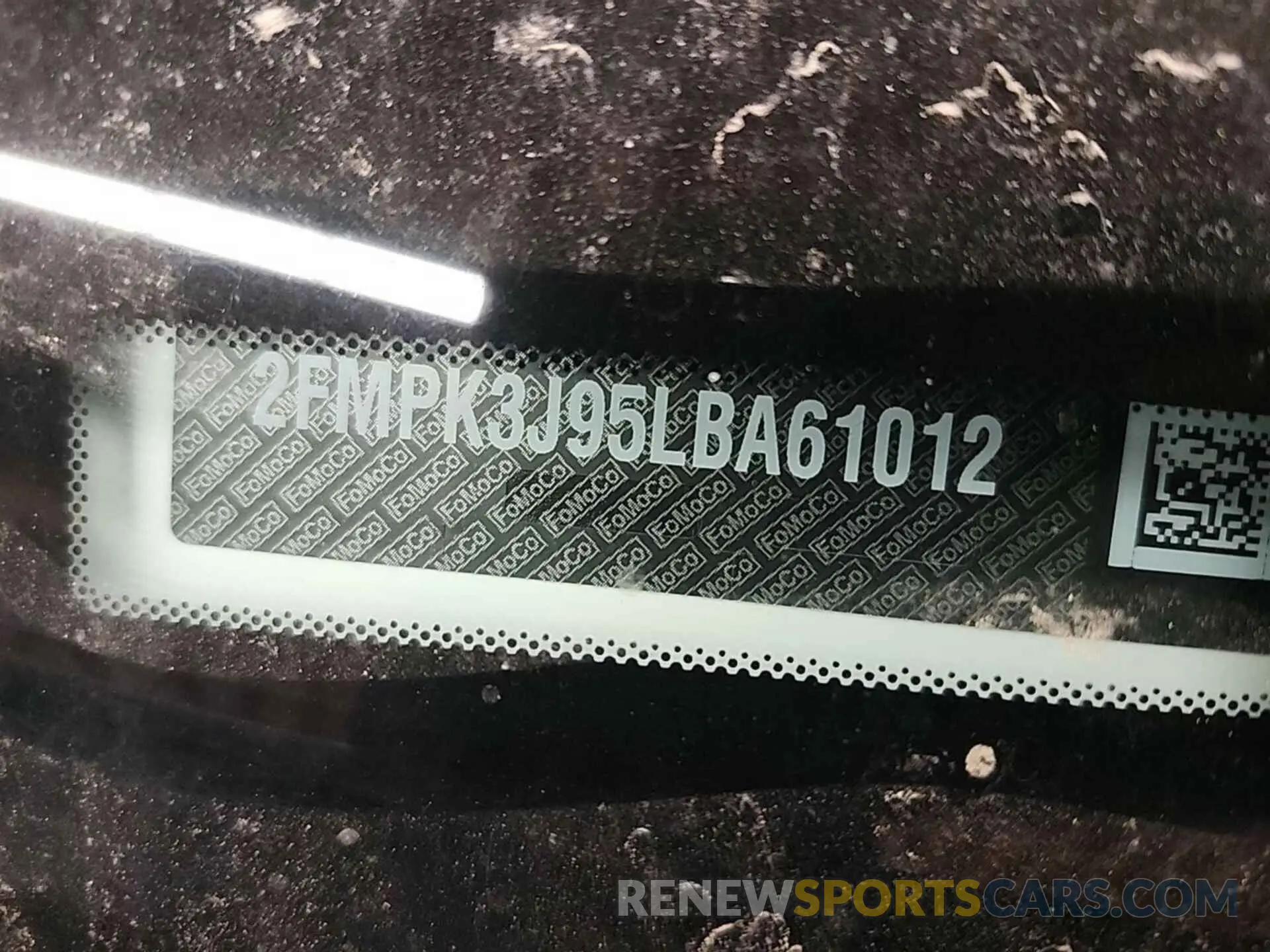 15 fotografías del automóvil dañado 2FMPK3J95LBA61012 FORD EDGE 2020