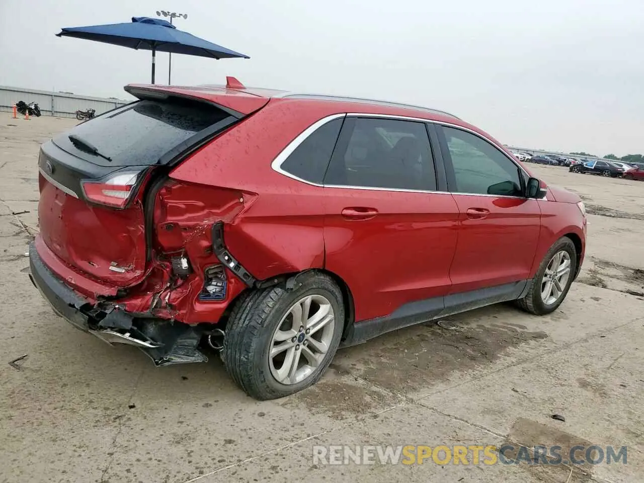 3 fotografías del automóvil dañado 2FMPK3J96LBA69376 FORD EDGE 2020