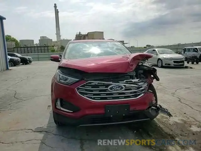 14 fotografías del automóvil dañado 2FMPK3J97LBB63122 FORD EDGE 2020