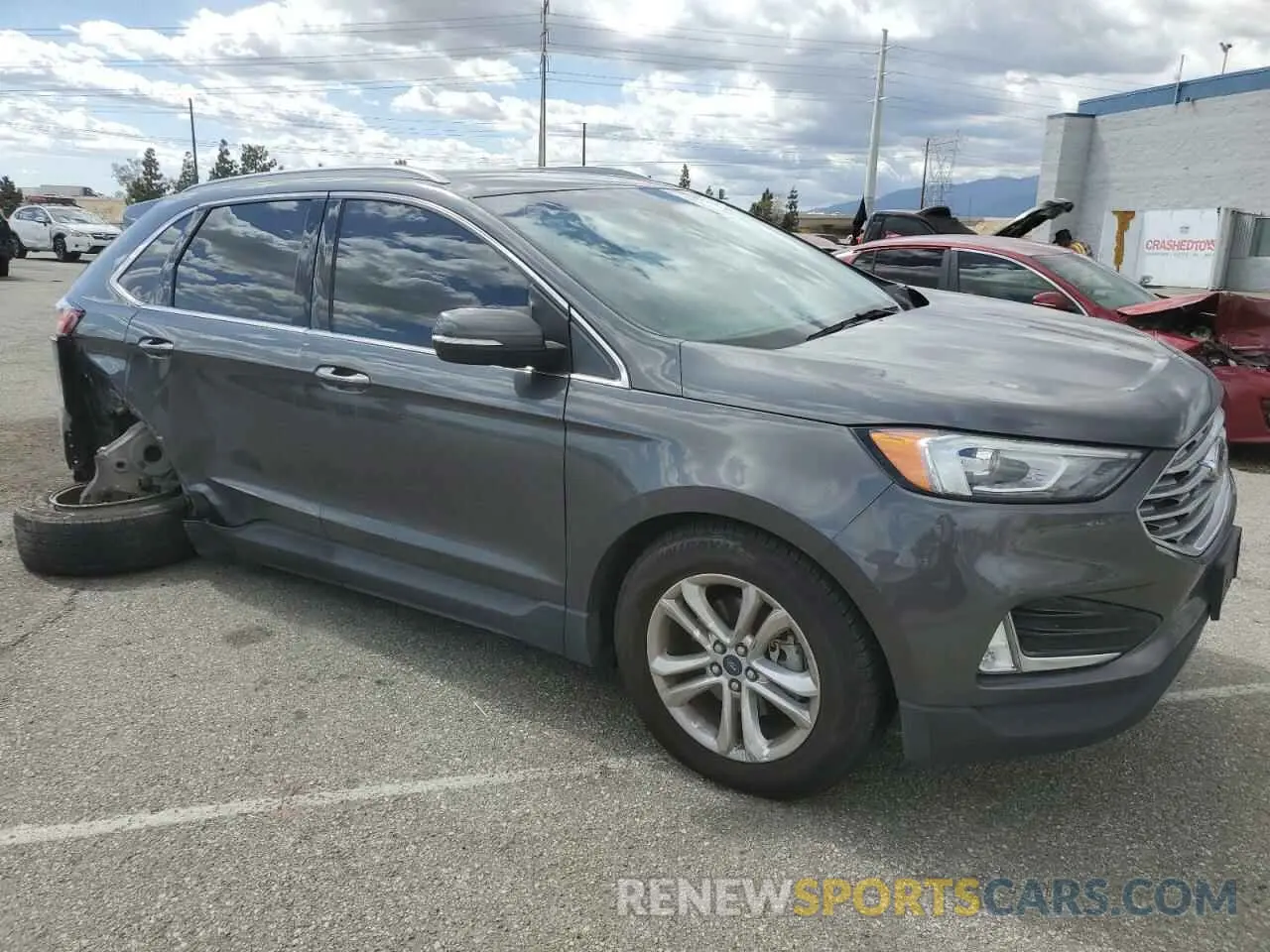 4 fotografías del automóvil dañado 2FMPK3J99LBB15170 FORD EDGE 2020