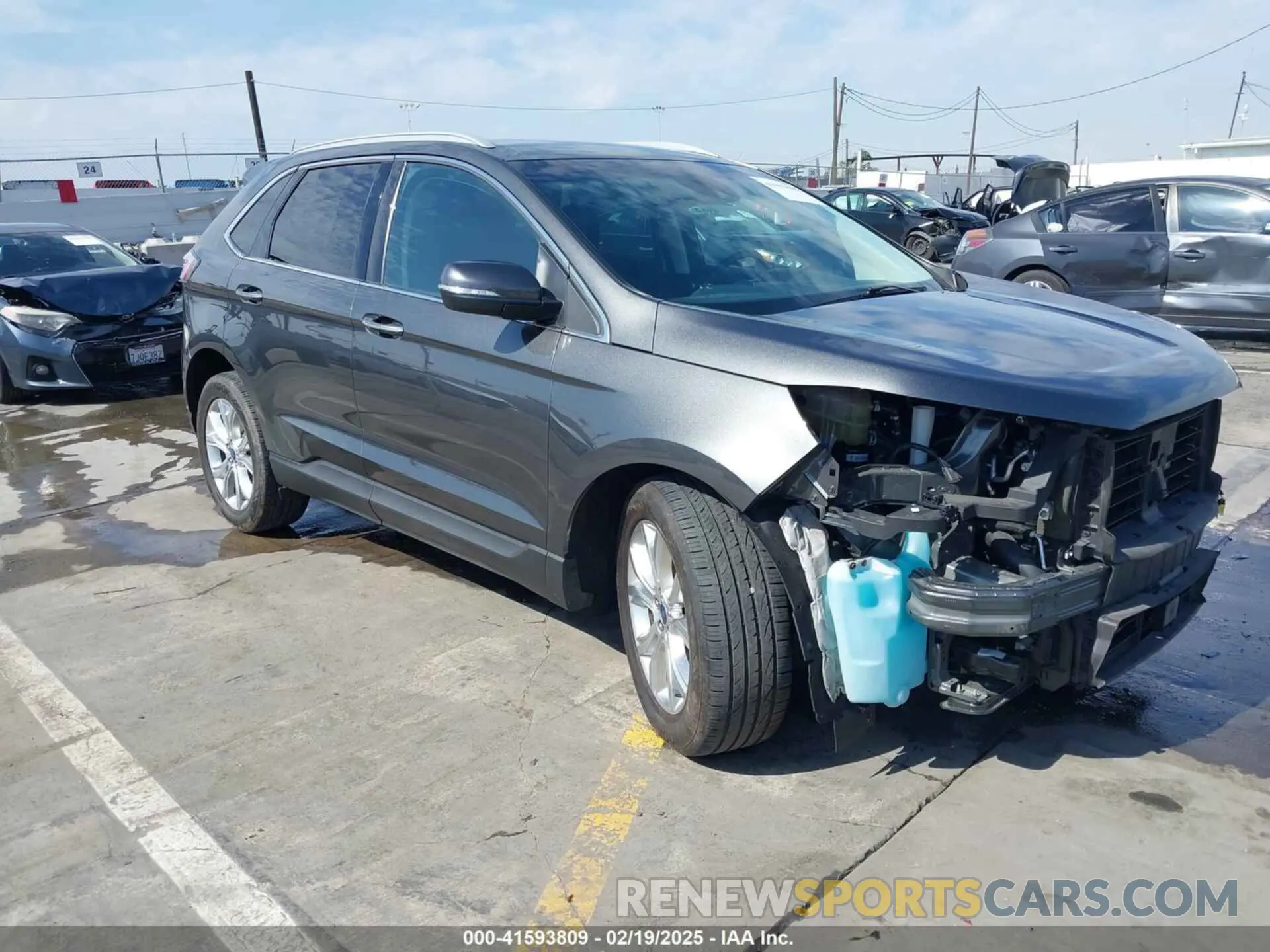 1 fotografías del automóvil dañado 2FMPK3K90LBA27851 FORD EDGE 2020
