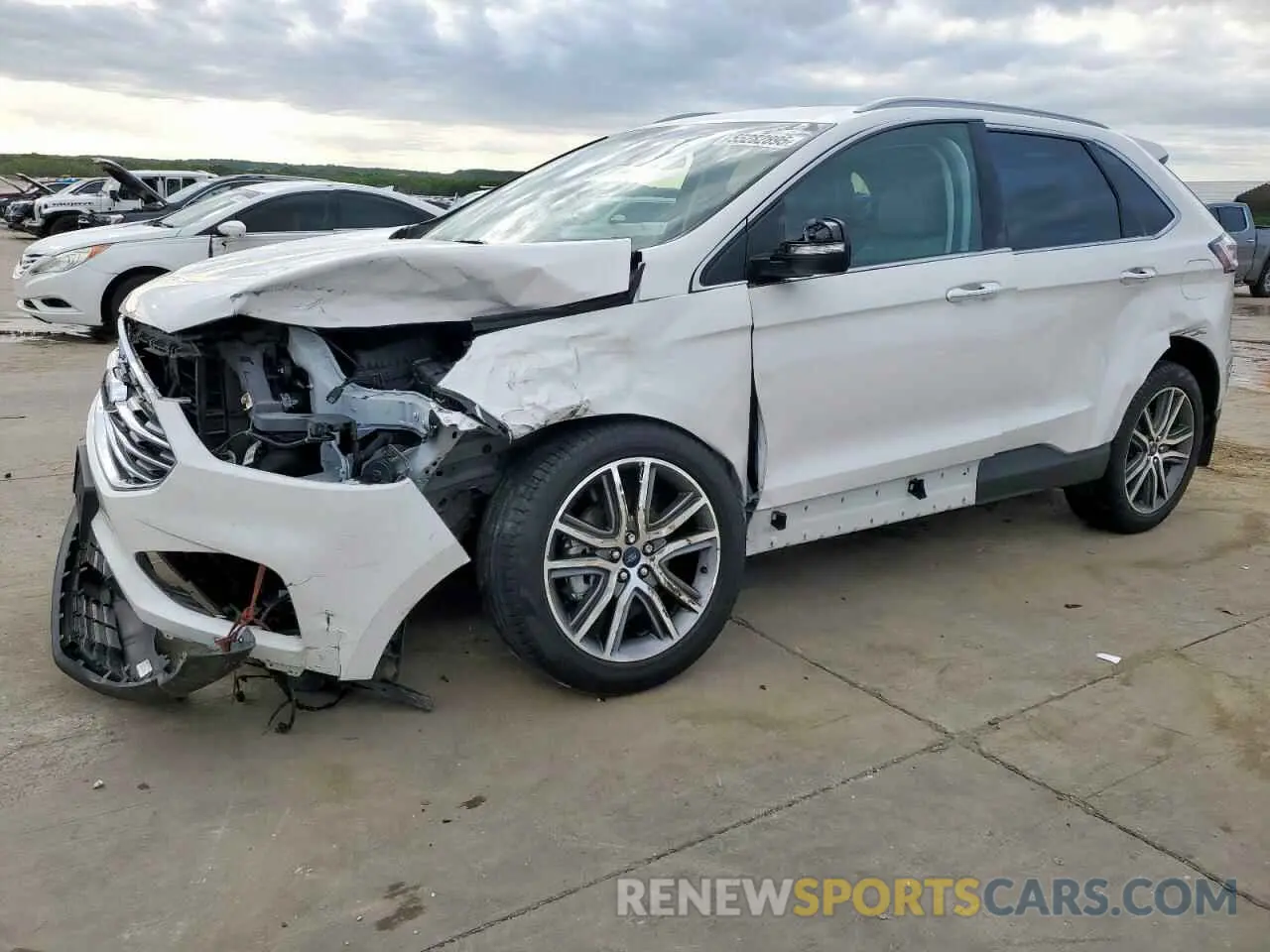1 fotografías del automóvil dañado 2FMPK3K90LBB15122 FORD EDGE 2020