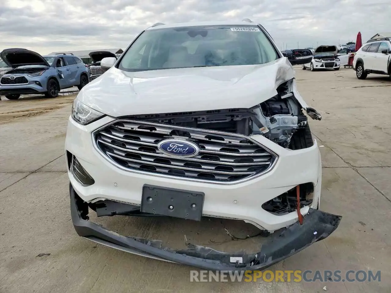 5 fotografías del automóvil dañado 2FMPK3K90LBB15122 FORD EDGE 2020