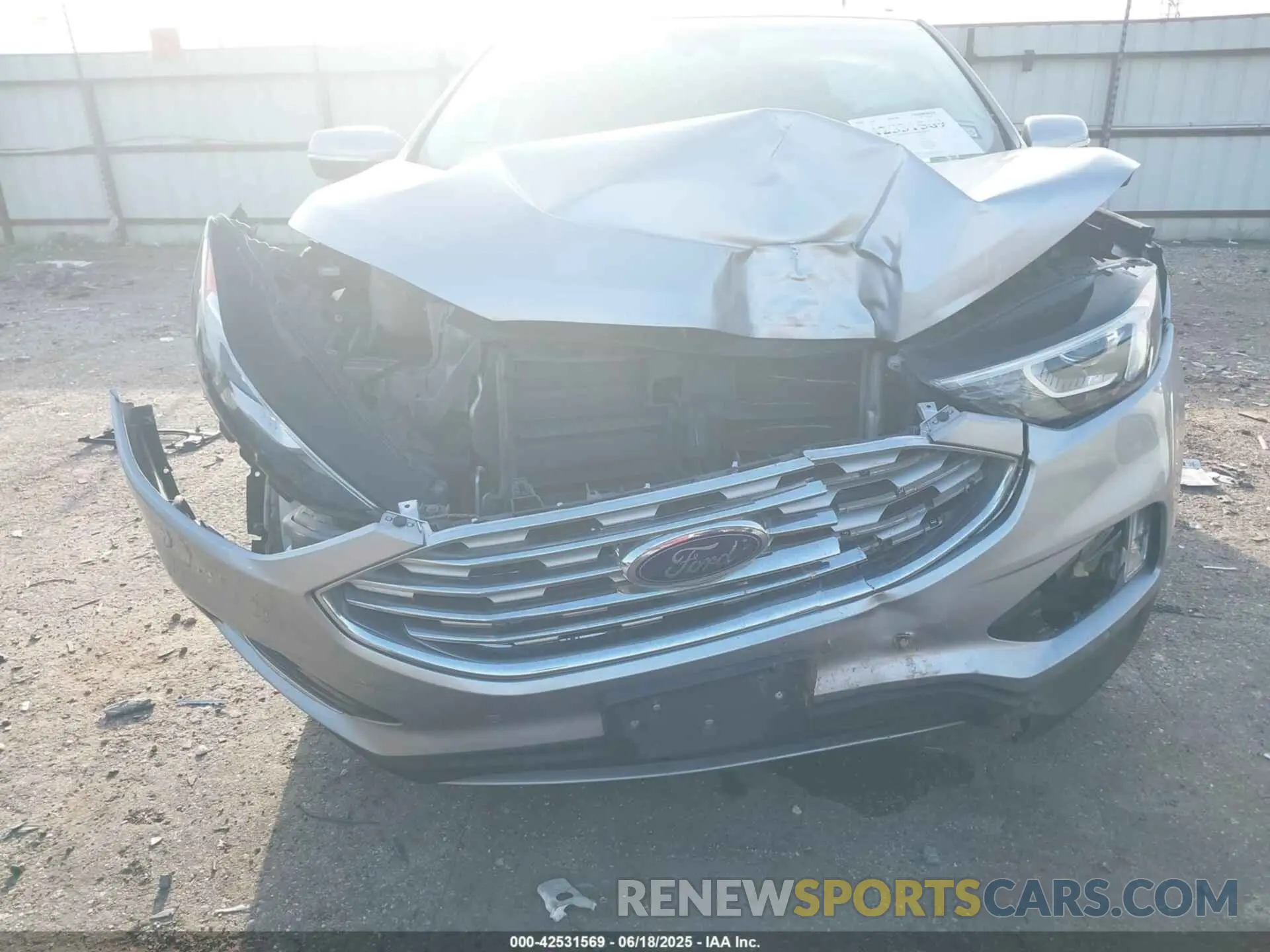 12 fotografías del automóvil dañado 2FMPK3K91LBA69509 FORD EDGE 2020
