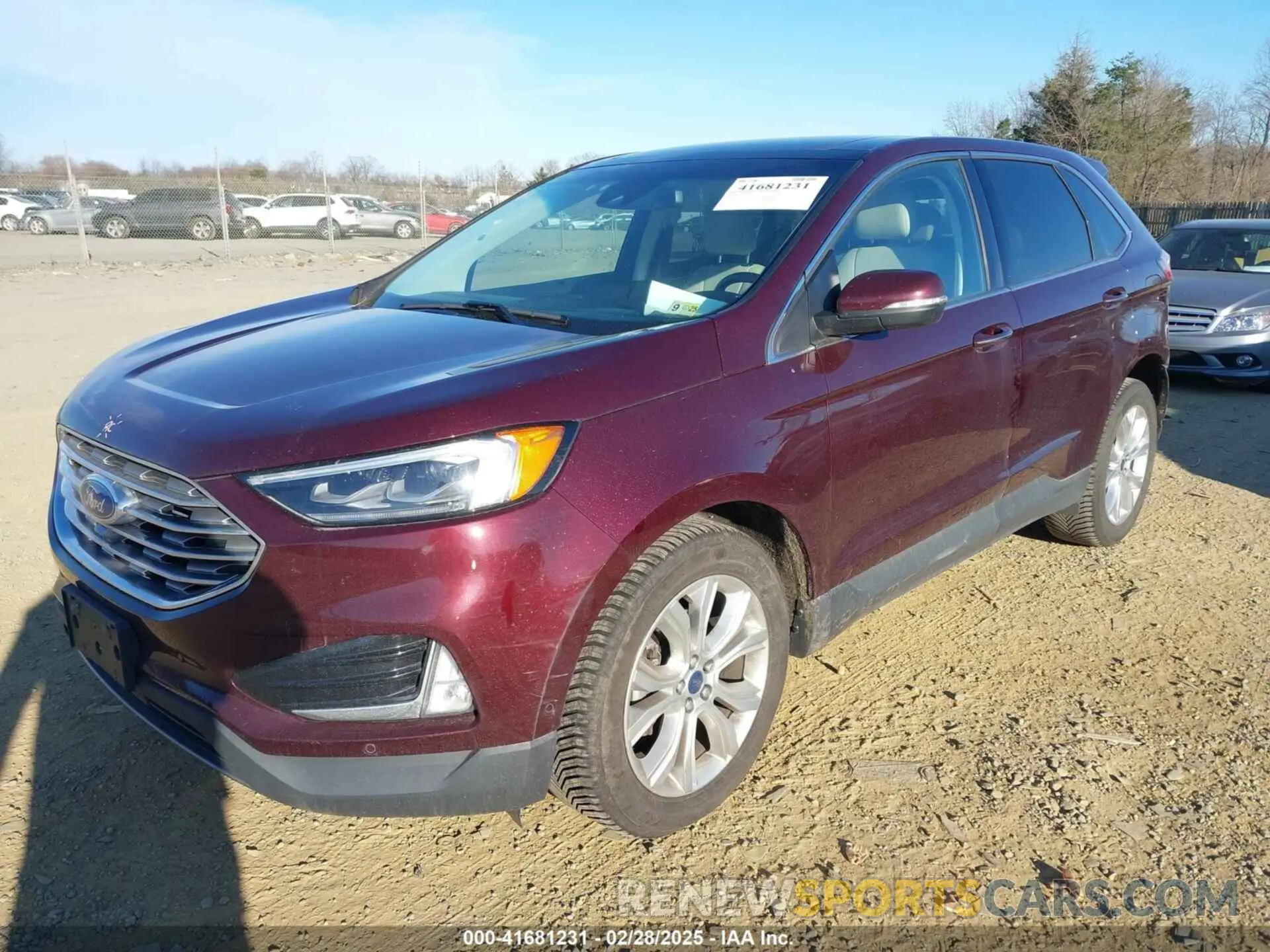 2 fotografías del automóvil dañado 2FMPK3K94LBA61565 FORD EDGE 2020