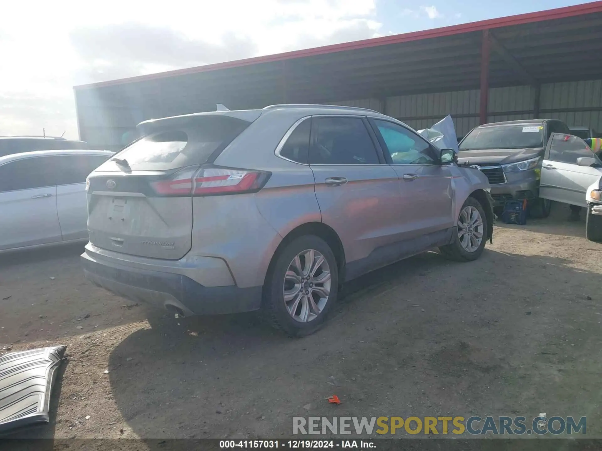 4 fotografías del automóvil dañado 2FMPK3K97LBA30651 FORD EDGE 2020