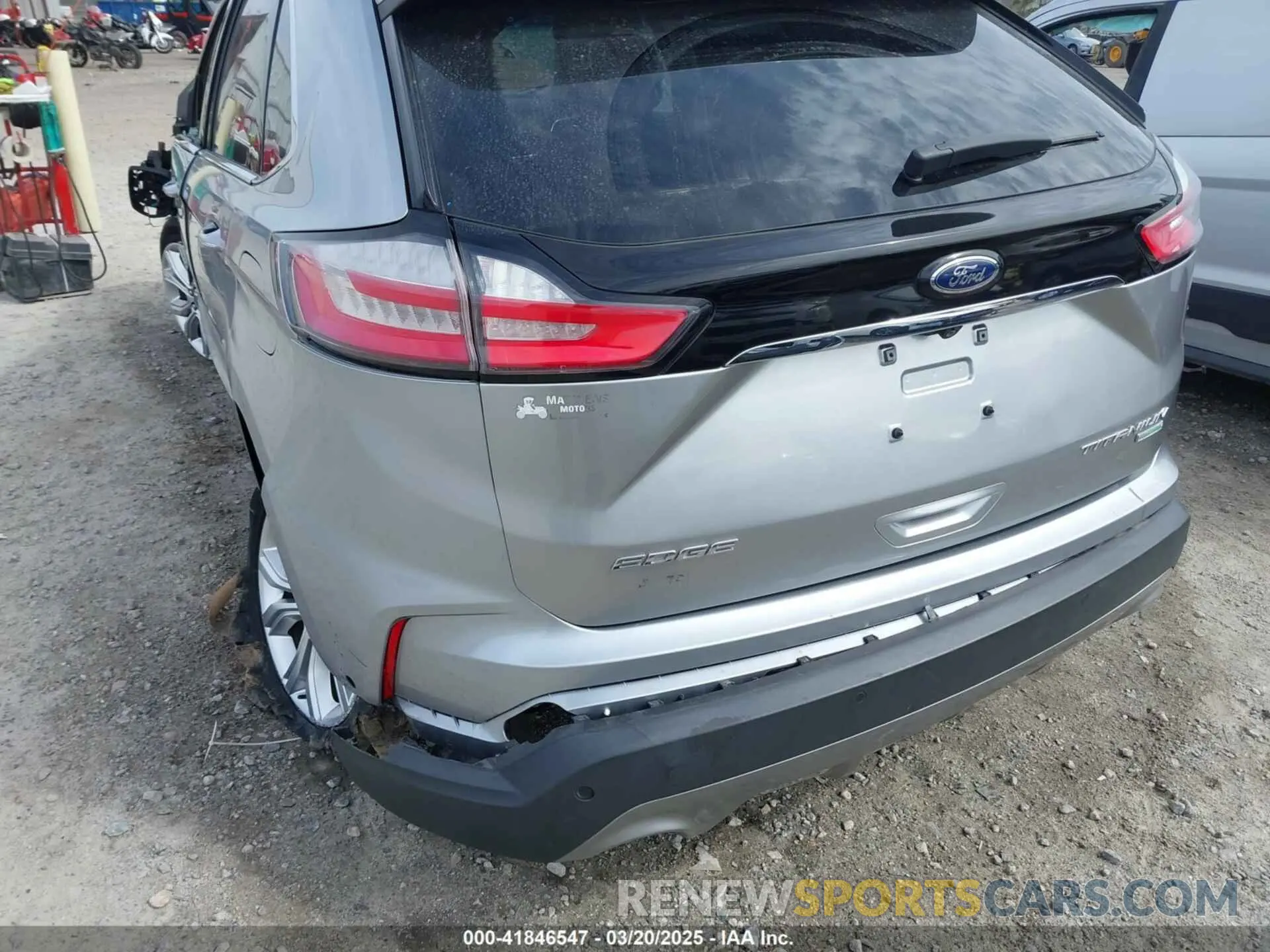 15 fotografías del automóvil dañado 2FMPK3K98LBA16399 FORD EDGE 2020