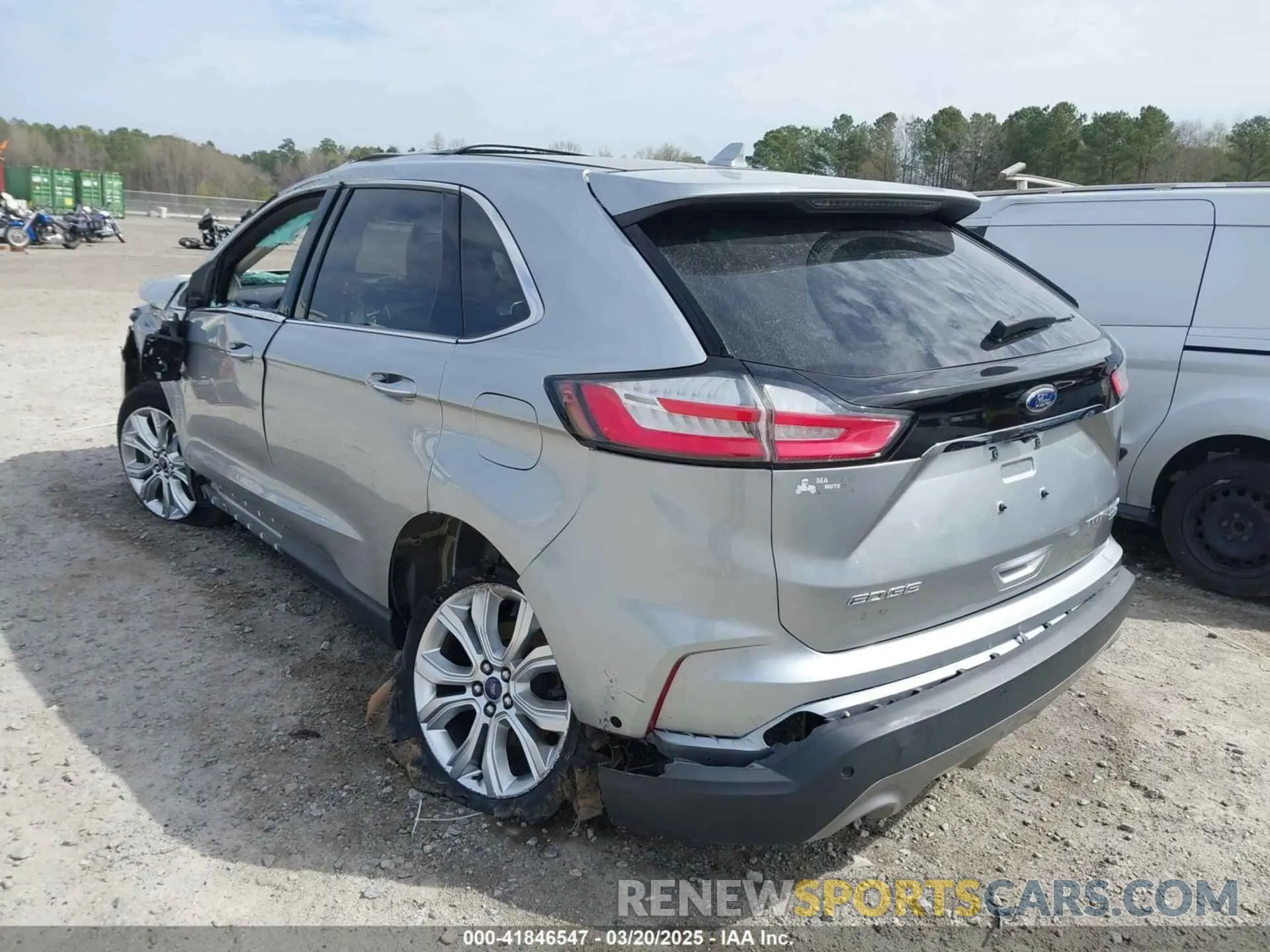 3 fotografías del automóvil dañado 2FMPK3K98LBA16399 FORD EDGE 2020