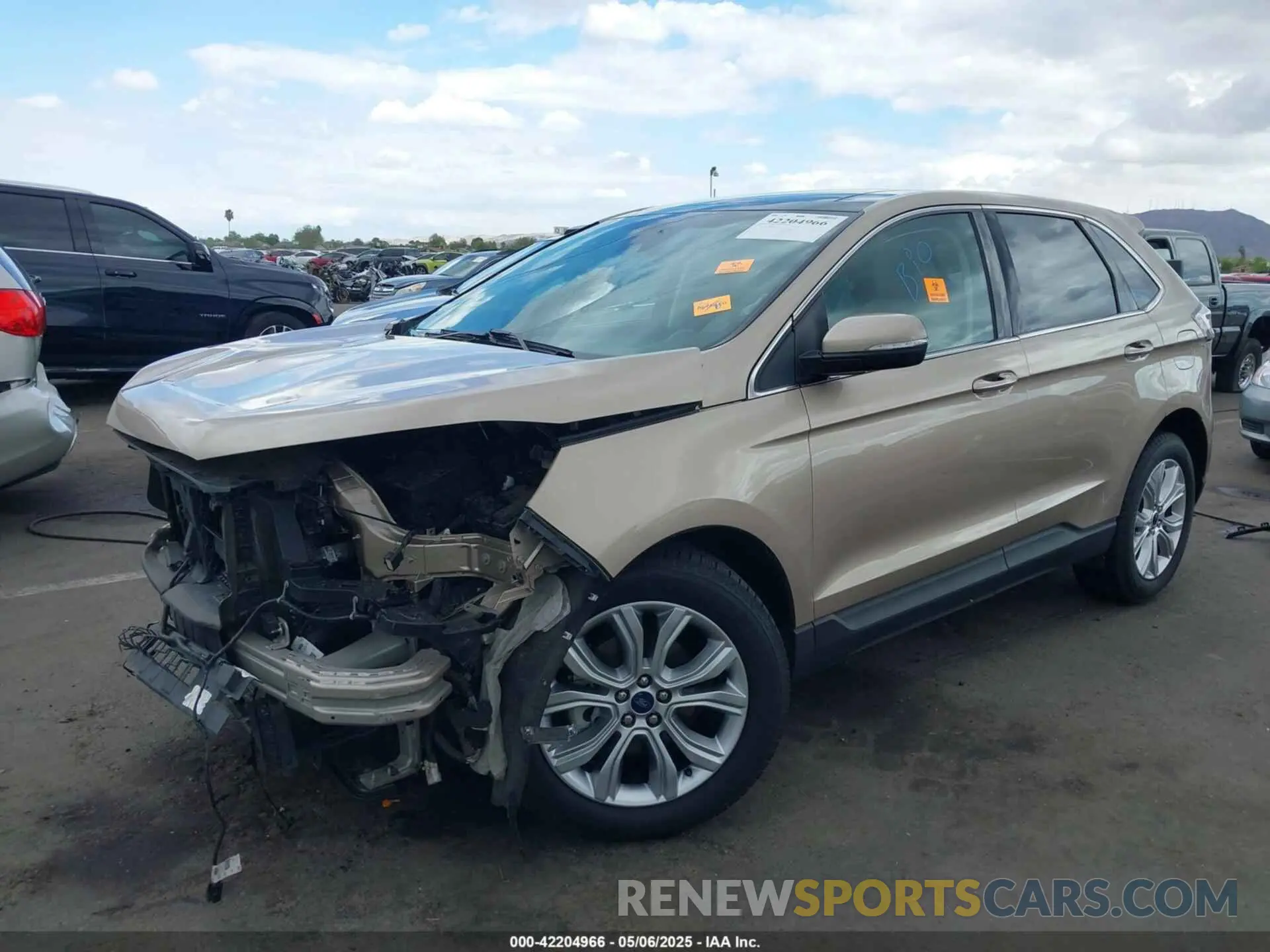 2 fotografías del automóvil dañado 2FMPK3K98LBB41063 FORD EDGE 2020