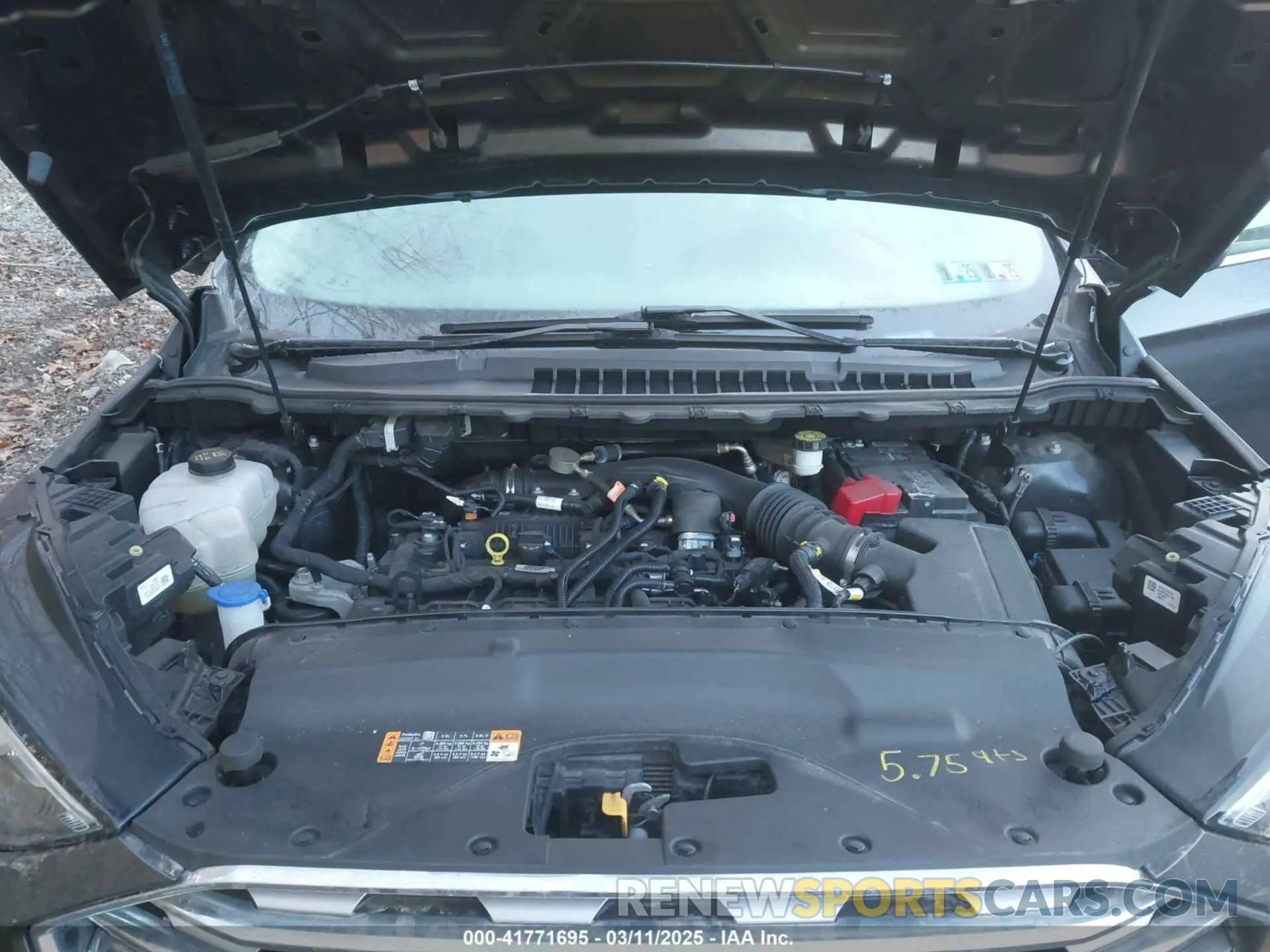 10 fotografías del automóvil dañado 2FMPK4J90LBA59285 FORD EDGE 2020