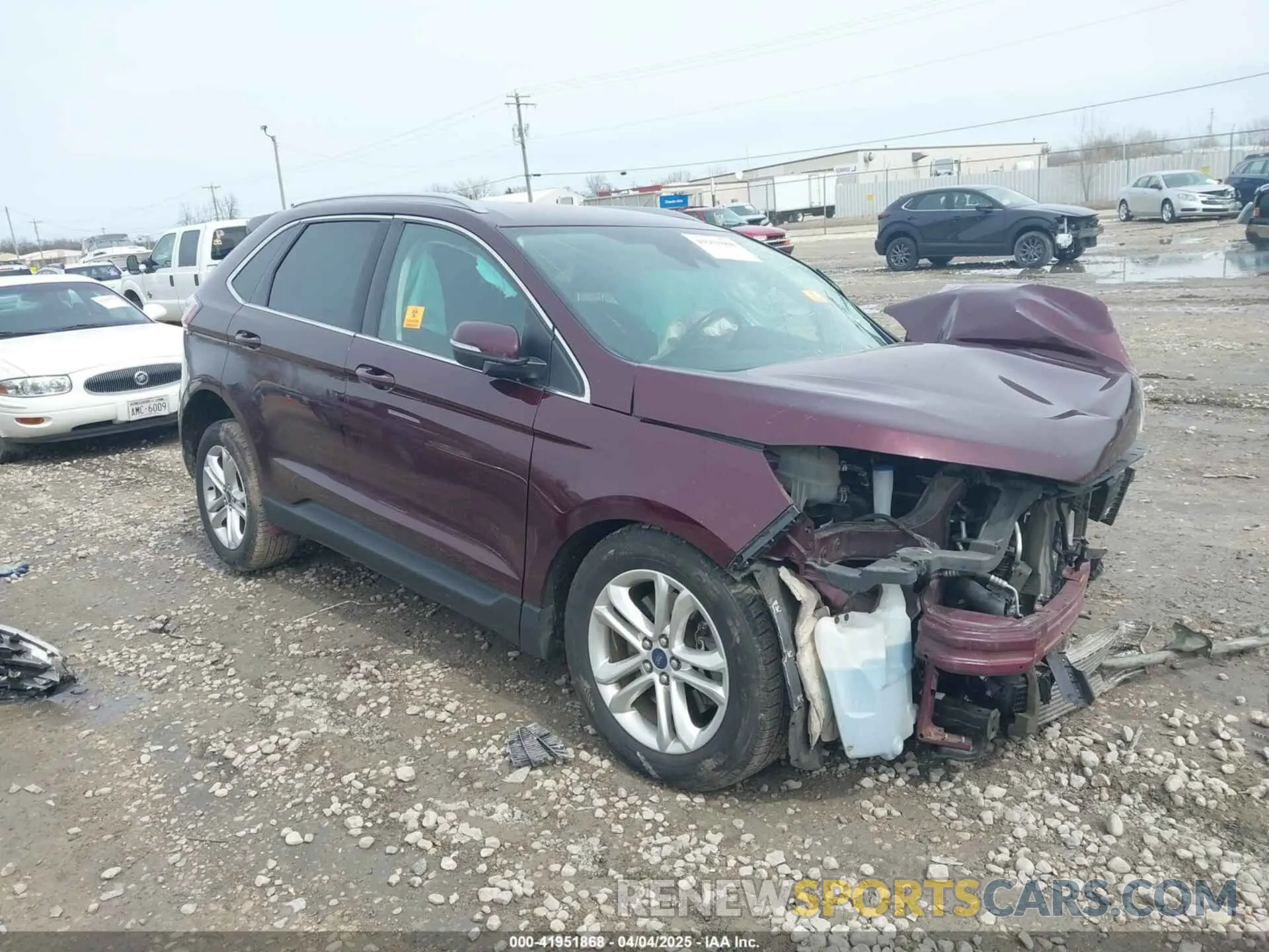 1 fotografías del automóvil dañado 2FMPK4J90LBB62772 FORD EDGE 2020