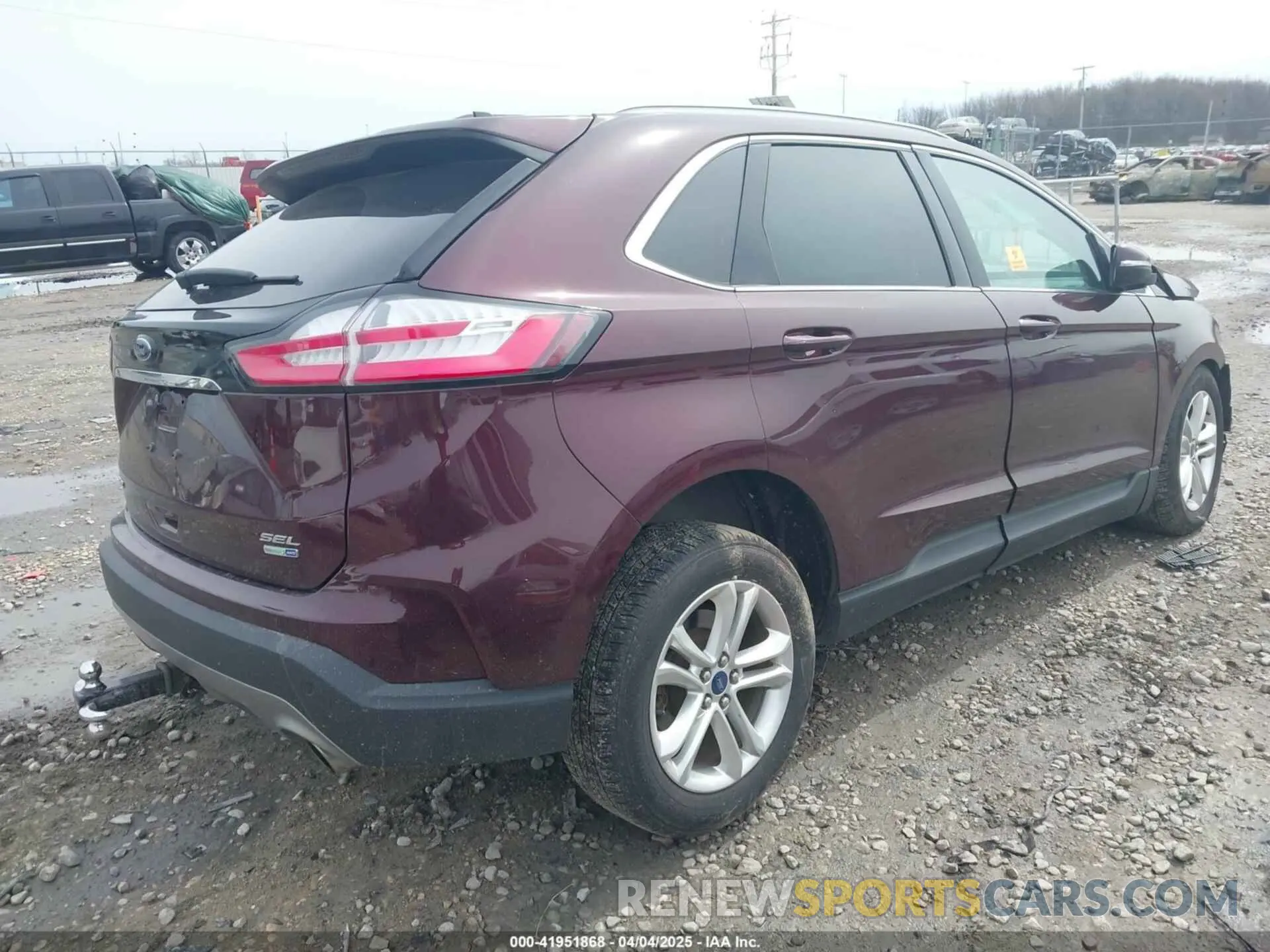 4 fotografías del automóvil dañado 2FMPK4J90LBB62772 FORD EDGE 2020