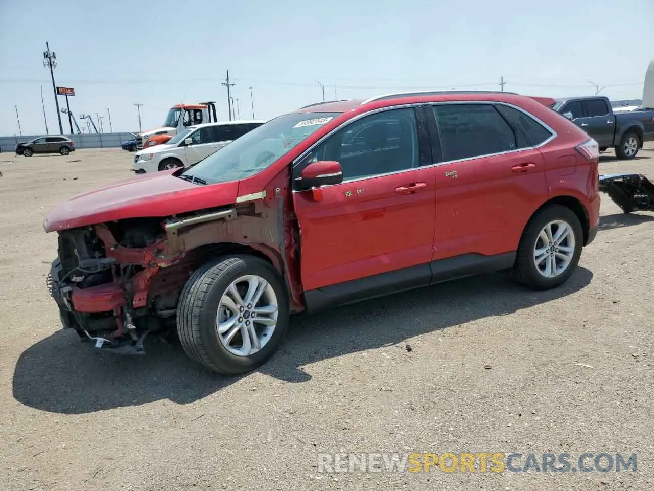 1 fotografías del automóvil dañado 2FMPK4J92LBA83975 FORD EDGE 2020