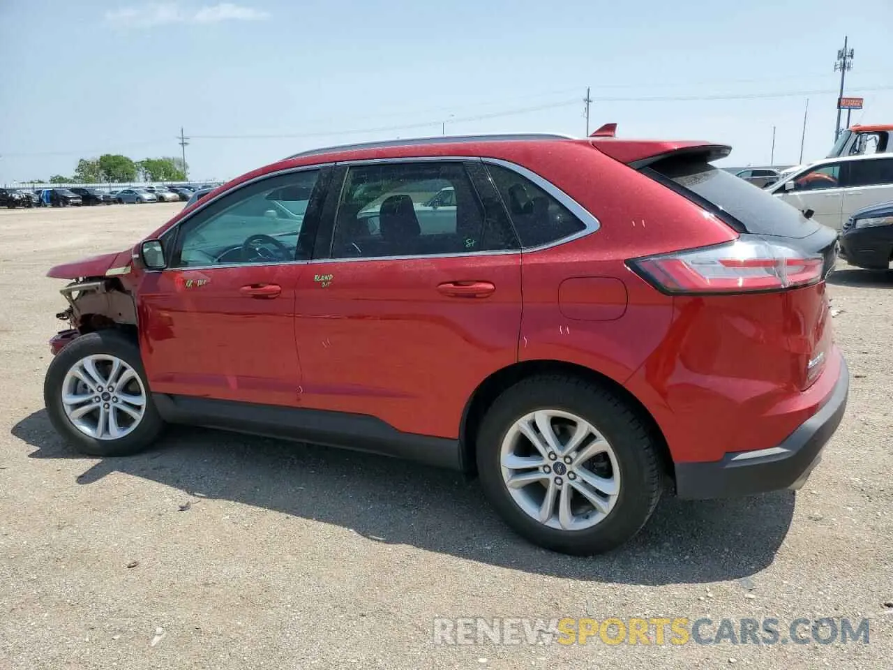 2 fotografías del automóvil dañado 2FMPK4J92LBA83975 FORD EDGE 2020