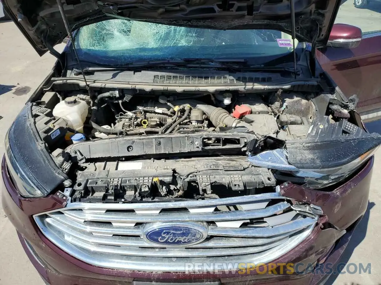 12 fotografías del automóvil dañado 2FMPK4J95LBA80732 FORD EDGE 2020