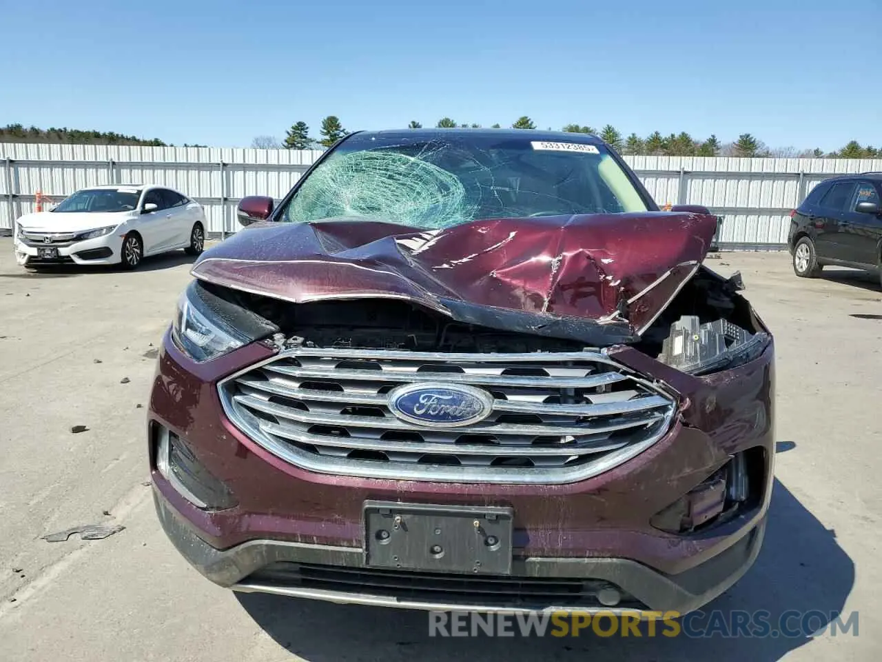 5 fotografías del automóvil dañado 2FMPK4J95LBA80732 FORD EDGE 2020