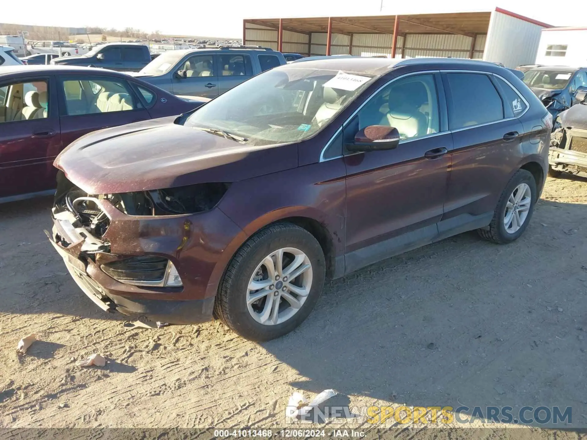 2 fotografías del automóvil dañado 2FMPK4J95LBA88331 FORD EDGE 2020