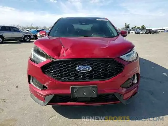12 fotografías del automóvil dañado 2FMPK4J95LBB34370 FORD EDGE 2020