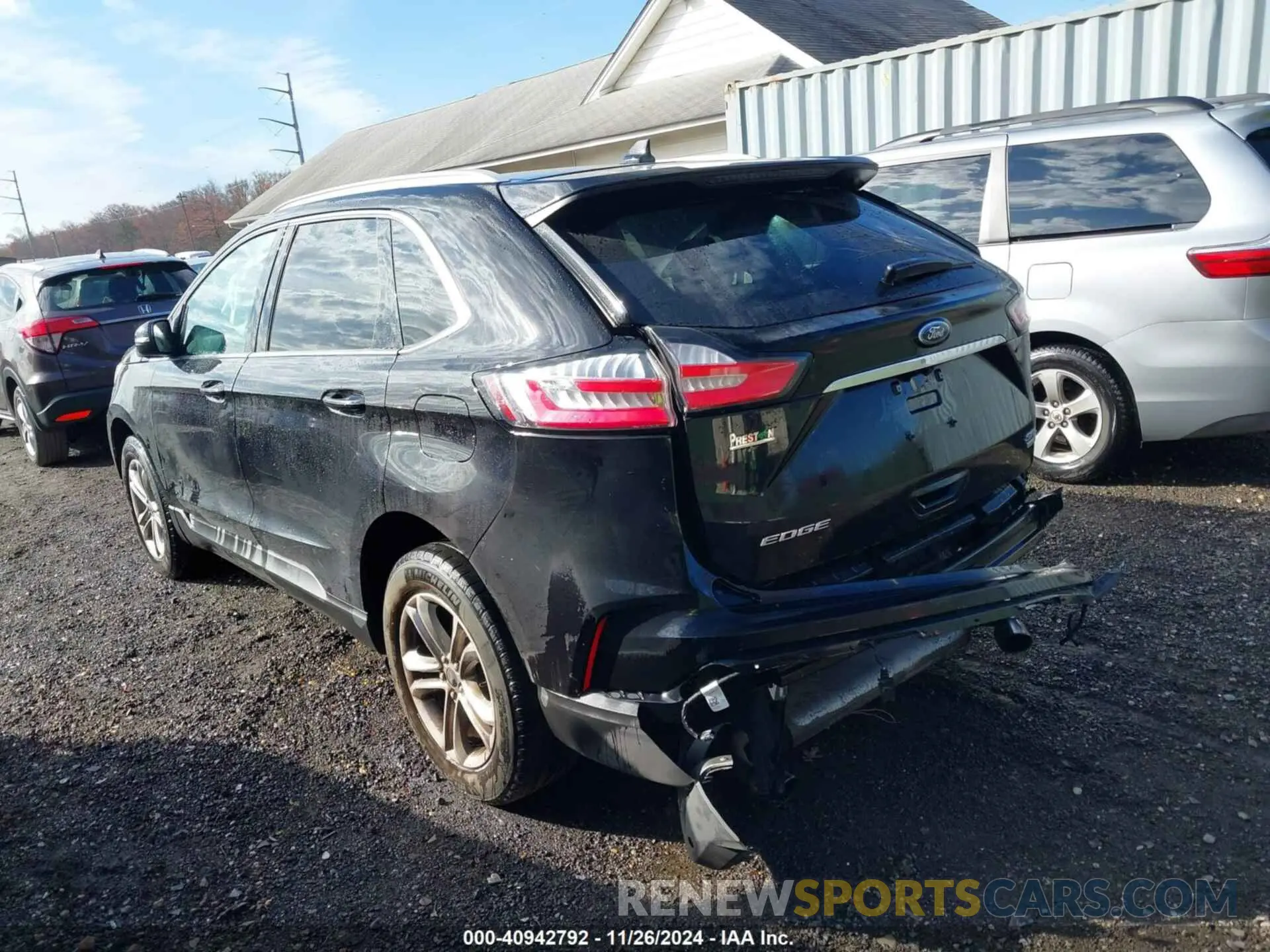 3 fotografías del automóvil dañado 2FMPK4J96LBA38991 FORD EDGE 2020