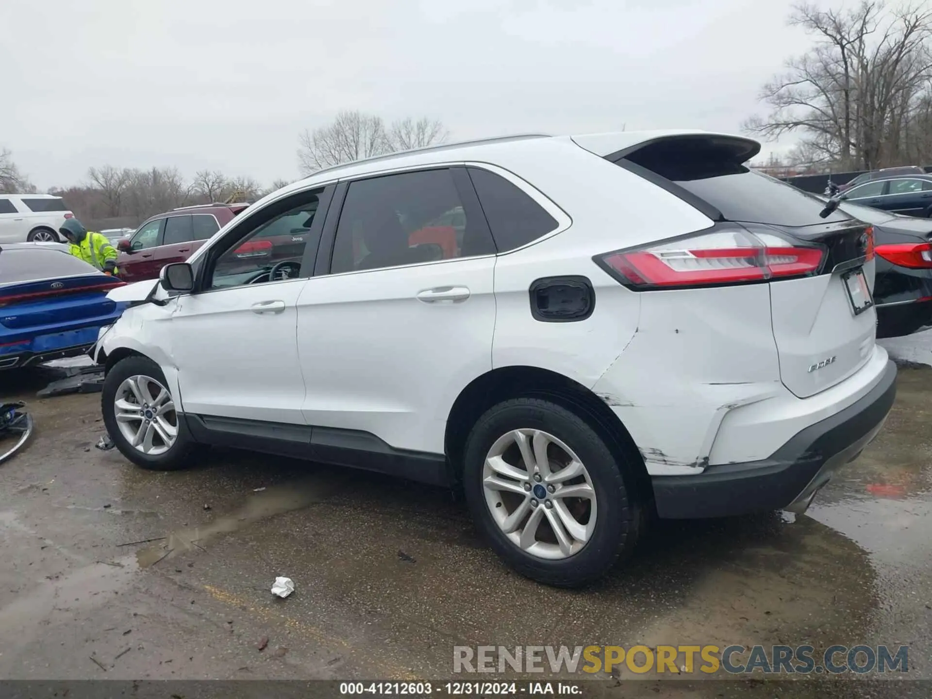 15 fotografías del automóvil dañado 2FMPK4J96LBA70677 FORD EDGE 2020