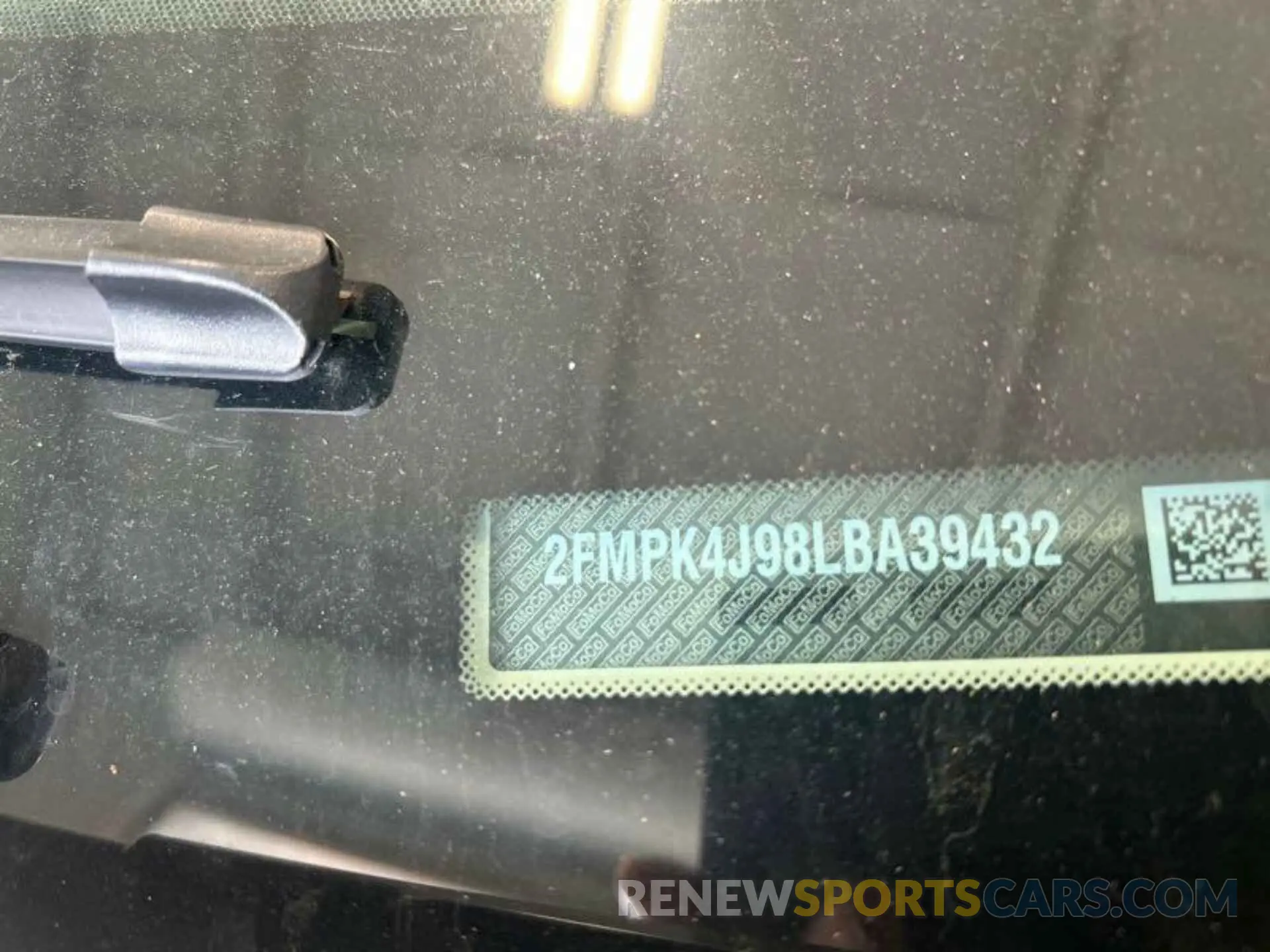 7 fotografías del automóvil dañado 2FMPK4J98LBA39432 FORD EDGE 2020