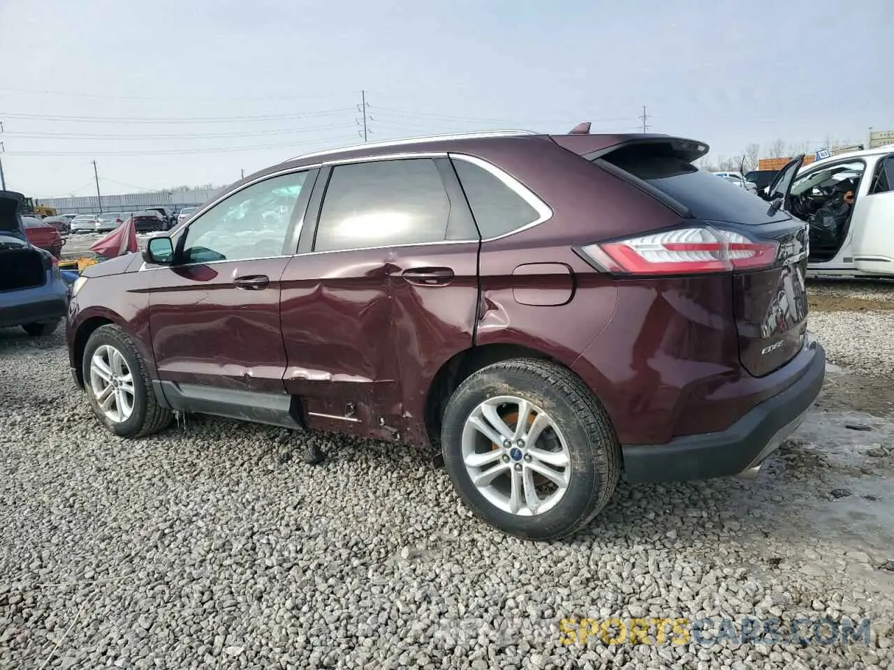 2 fotografías del automóvil dañado 2FMPK4J9XLBA57012 FORD EDGE 2020