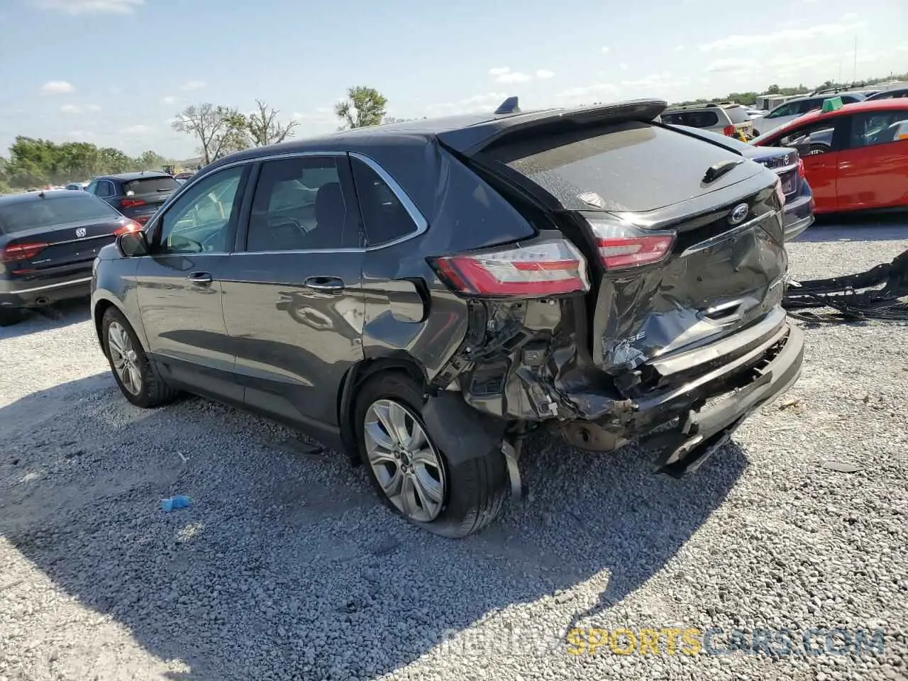 2 fotografías del automóvil dañado 2FMPK4K92LBB00854 FORD EDGE 2020