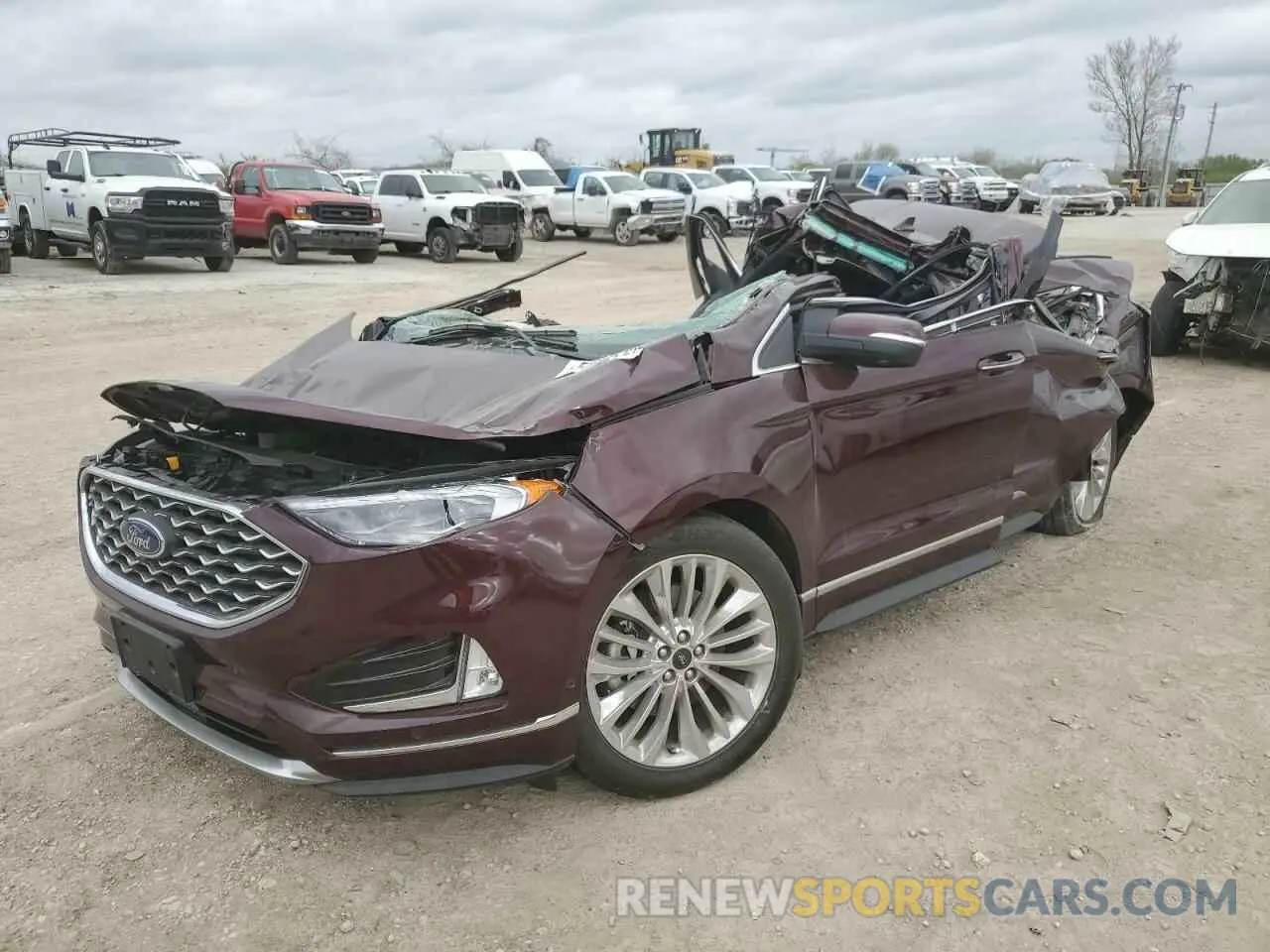1 fotografías del automóvil dañado 2FMPK4K93LBA11617 FORD EDGE 2020