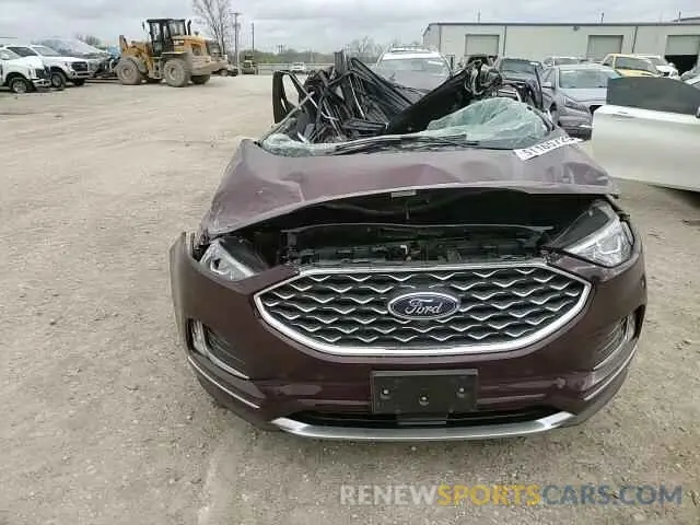 11 fotografías del automóvil dañado 2FMPK4K93LBA11617 FORD EDGE 2020