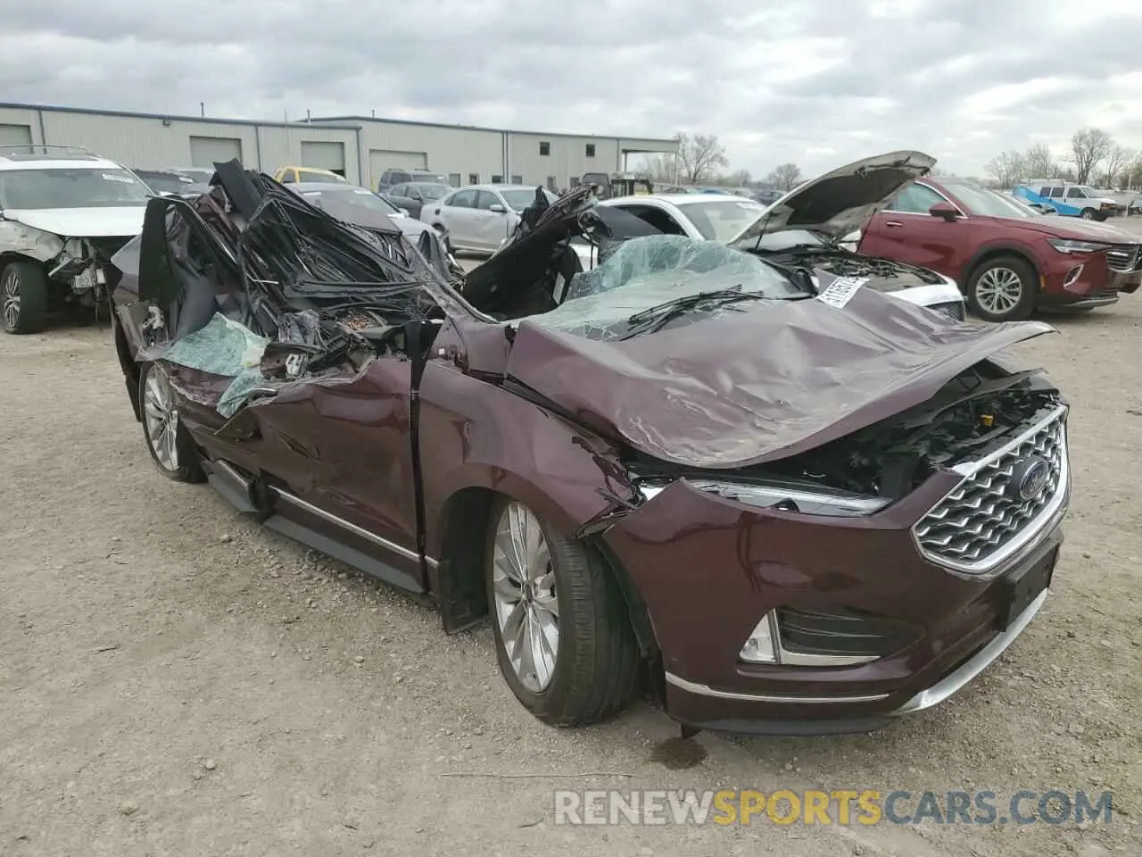4 fotografías del automóvil dañado 2FMPK4K93LBA11617 FORD EDGE 2020