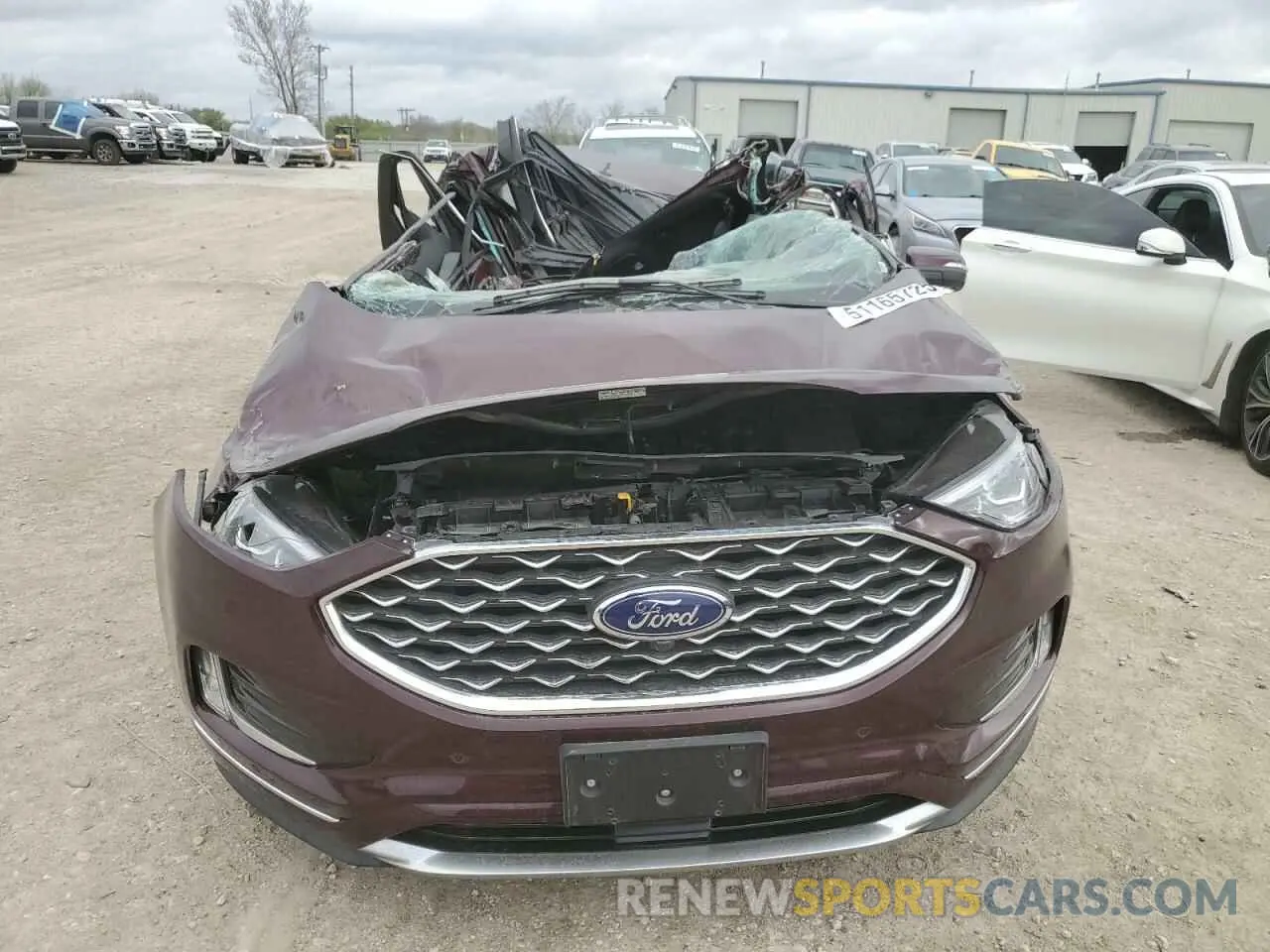 5 fotografías del automóvil dañado 2FMPK4K93LBA11617 FORD EDGE 2020