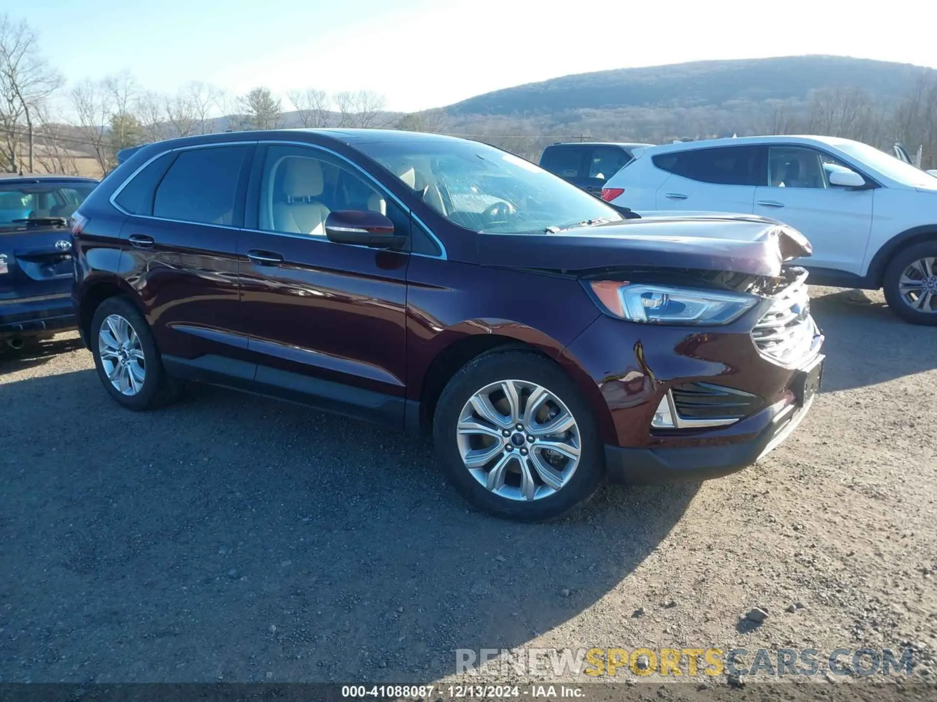 1 fotografías del automóvil dañado 2FMPK4K93LBB25620 FORD EDGE 2020