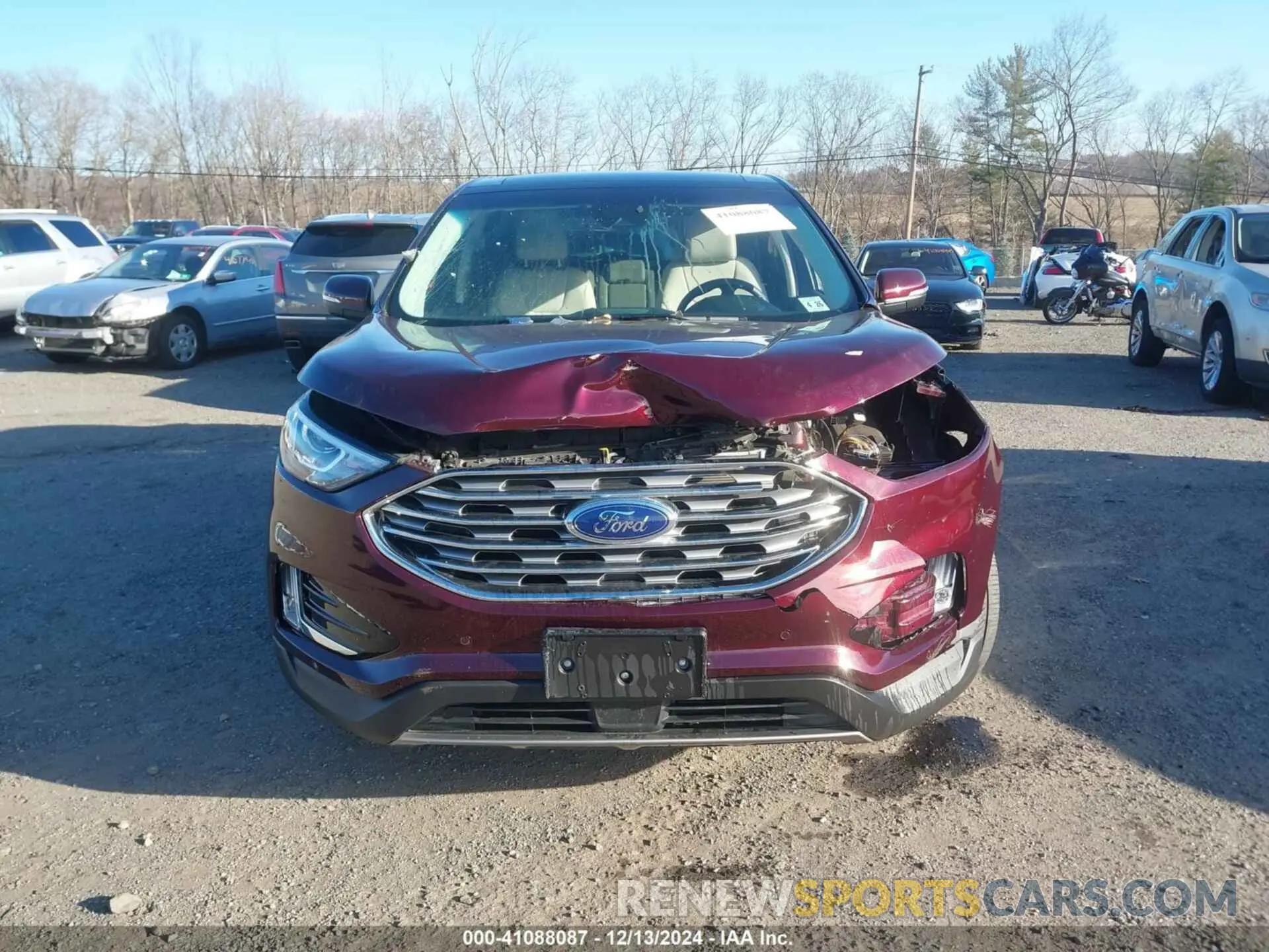 13 fotografías del automóvil dañado 2FMPK4K93LBB25620 FORD EDGE 2020
