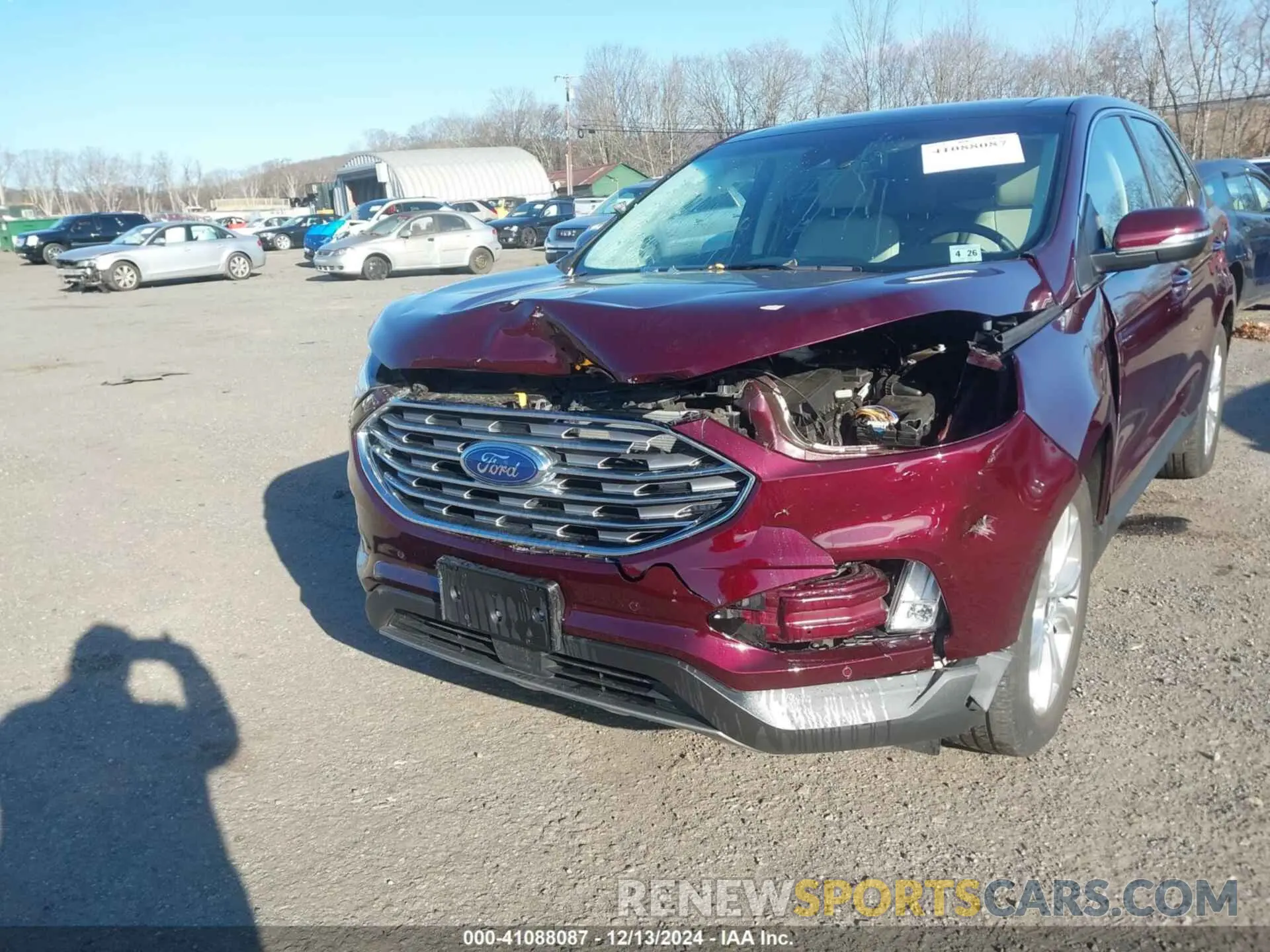 6 fotografías del automóvil dañado 2FMPK4K93LBB25620 FORD EDGE 2020