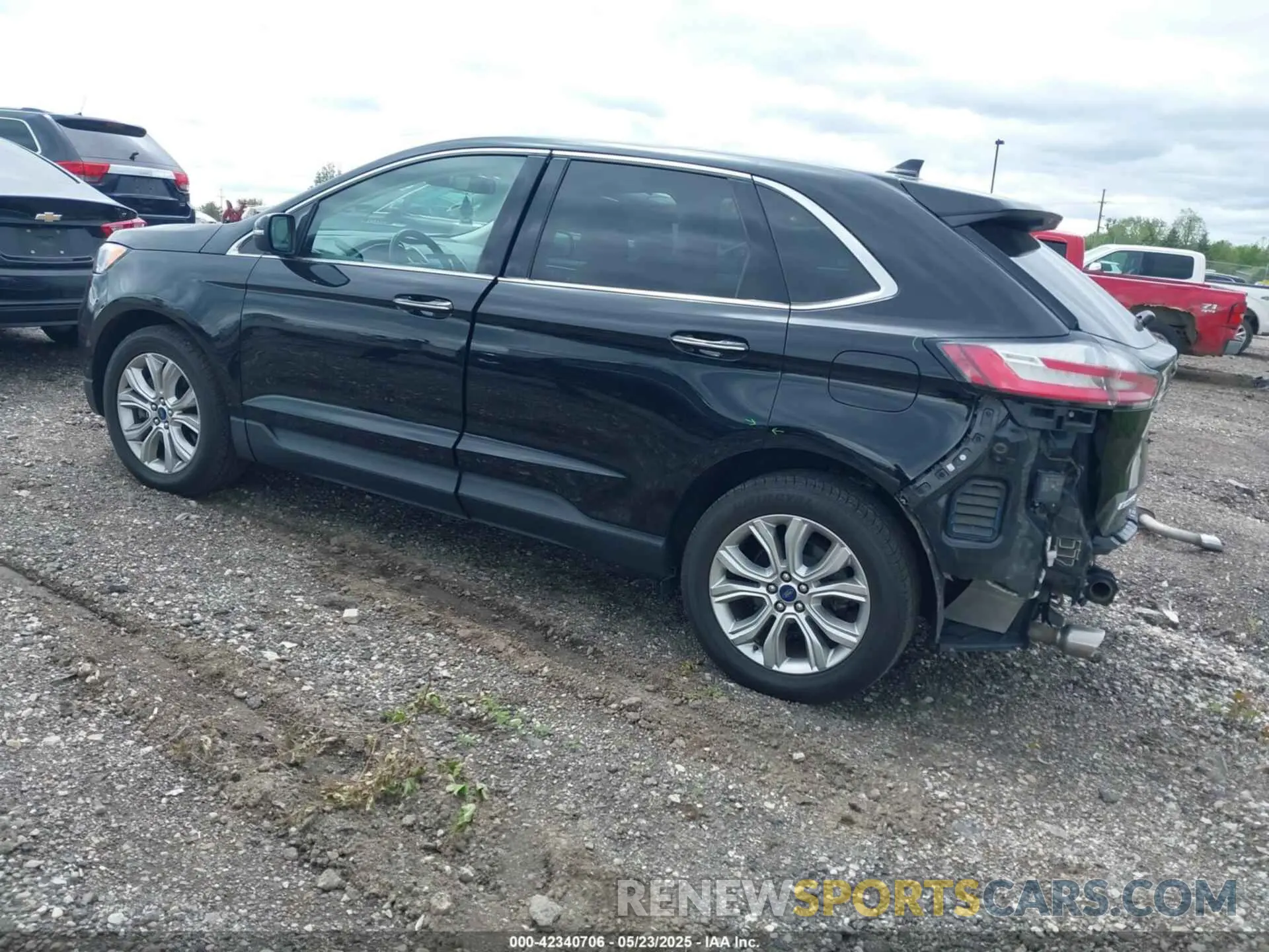 3 fotografías del automóvil dañado 2FMPK4K94LBA22657 FORD EDGE 2020