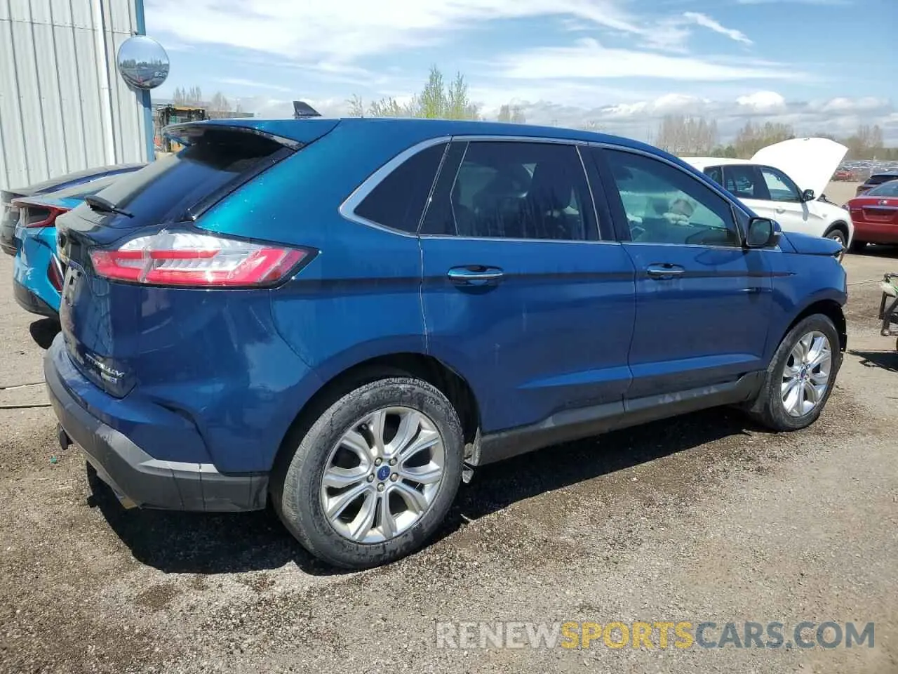 3 fotografías del automóvil dañado 2FMPK4K94LBB67925 FORD EDGE 2020