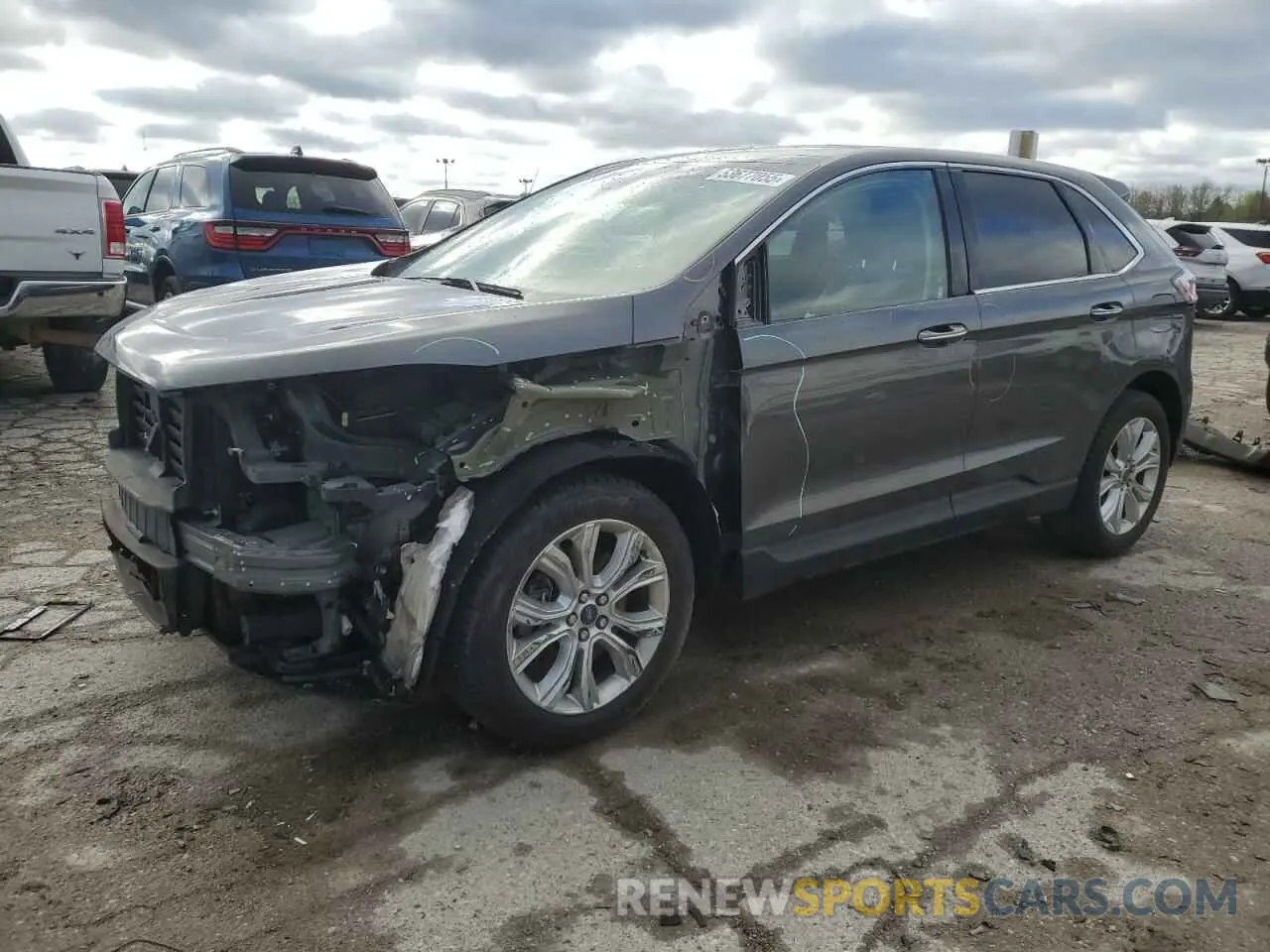 1 fotografías del automóvil dañado 2FMPK4K97LBA16500 FORD EDGE 2020