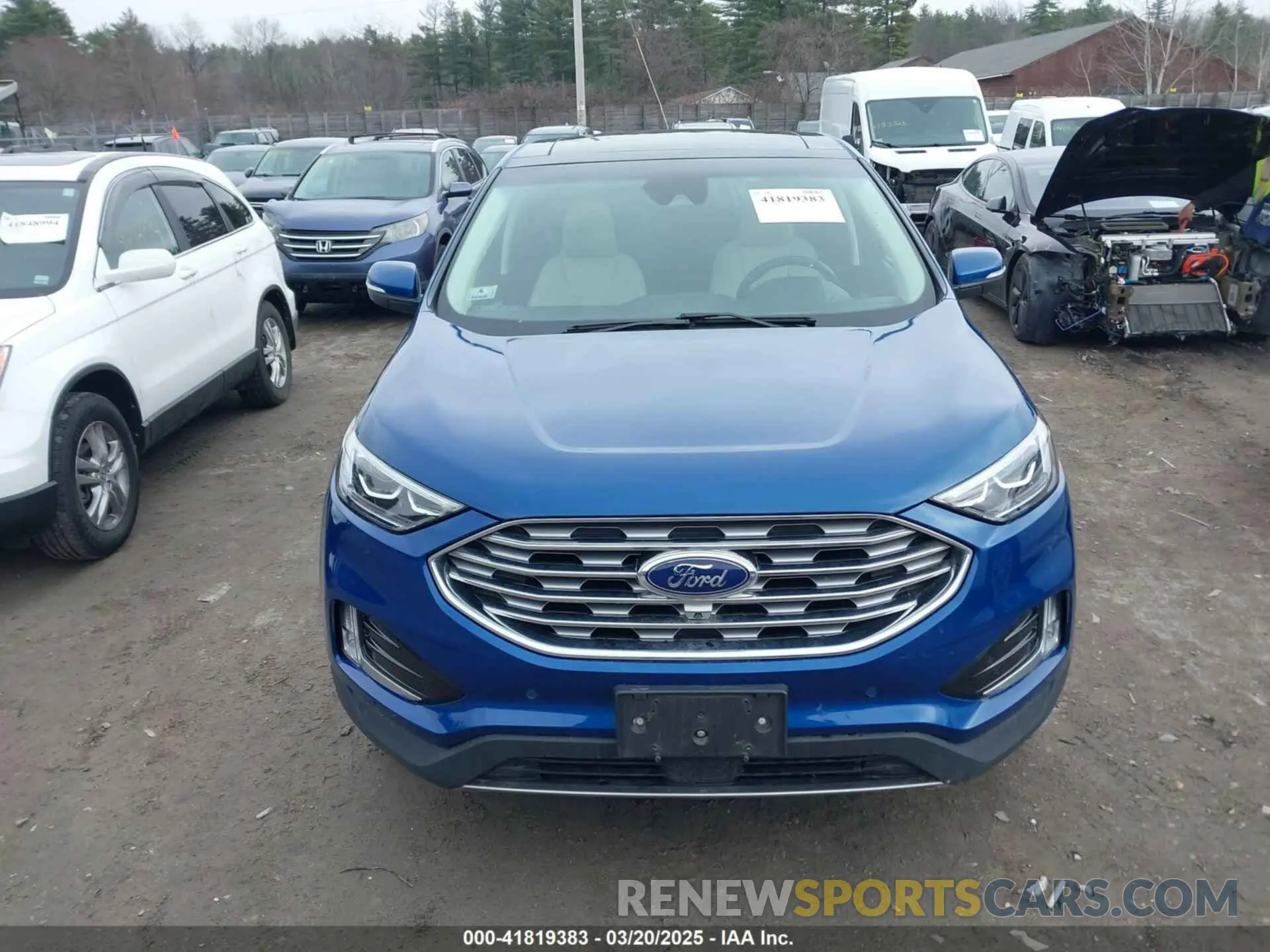 13 fotografías del automóvil dañado 2FMPK4K9XLBA53394 FORD EDGE 2020
