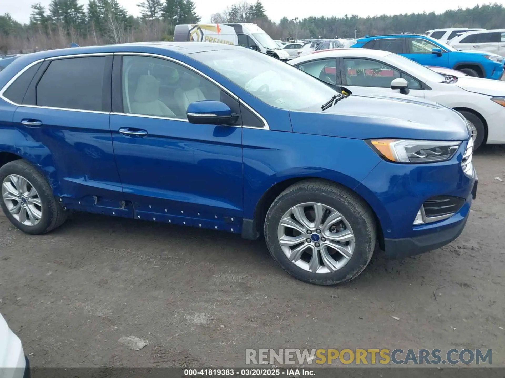 14 fotografías del automóvil dañado 2FMPK4K9XLBA53394 FORD EDGE 2020