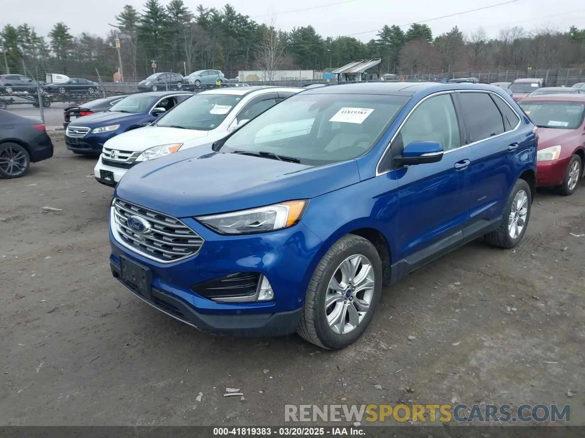 2 fotografías del automóvil dañado 2FMPK4K9XLBA53394 FORD EDGE 2020